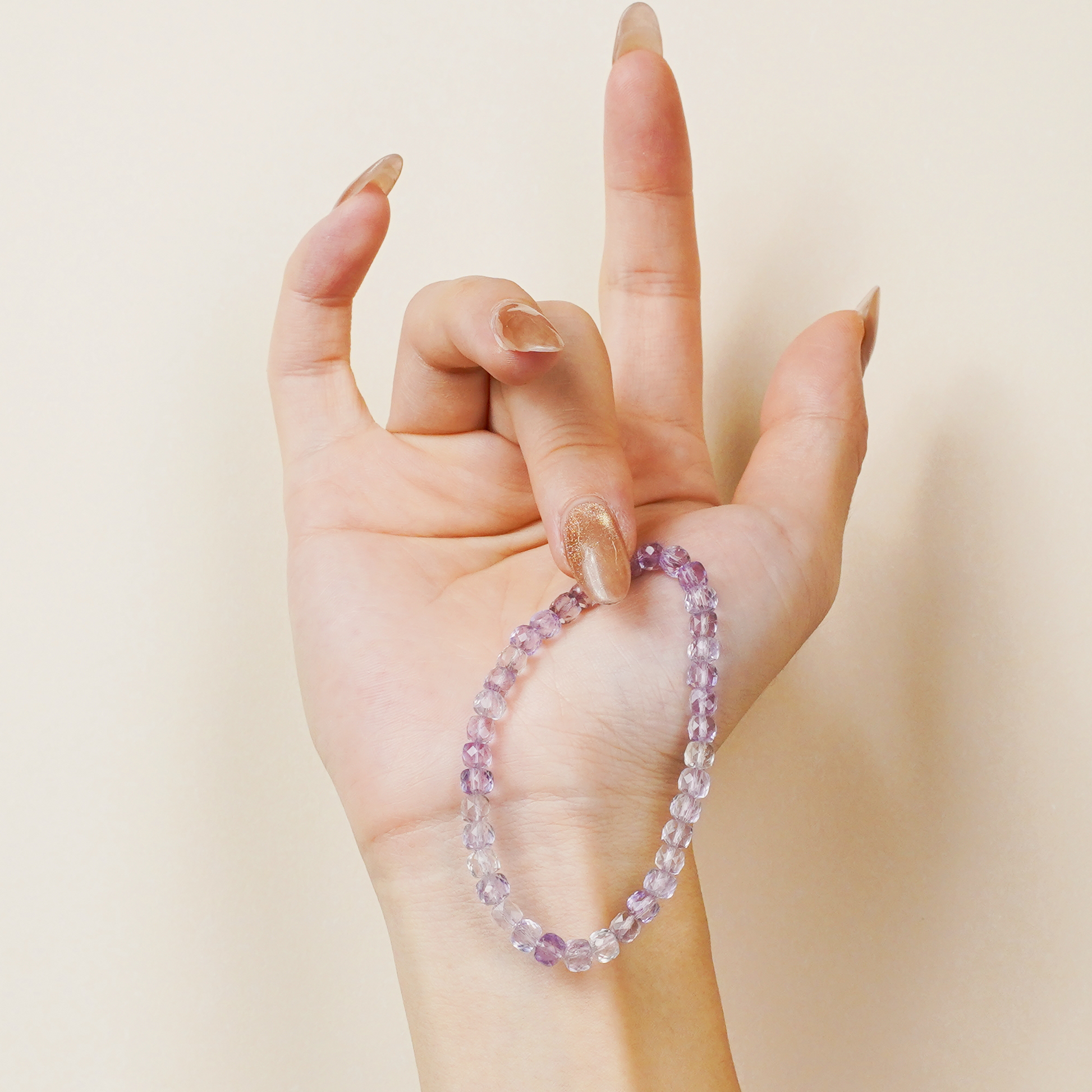 Brilliant Pop Rocks Amethyst Bracelet