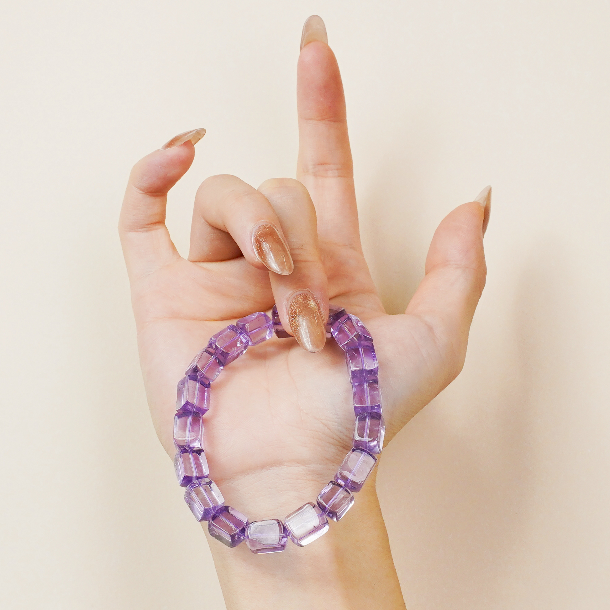 Purple Grape Cube Sugar Bracelet