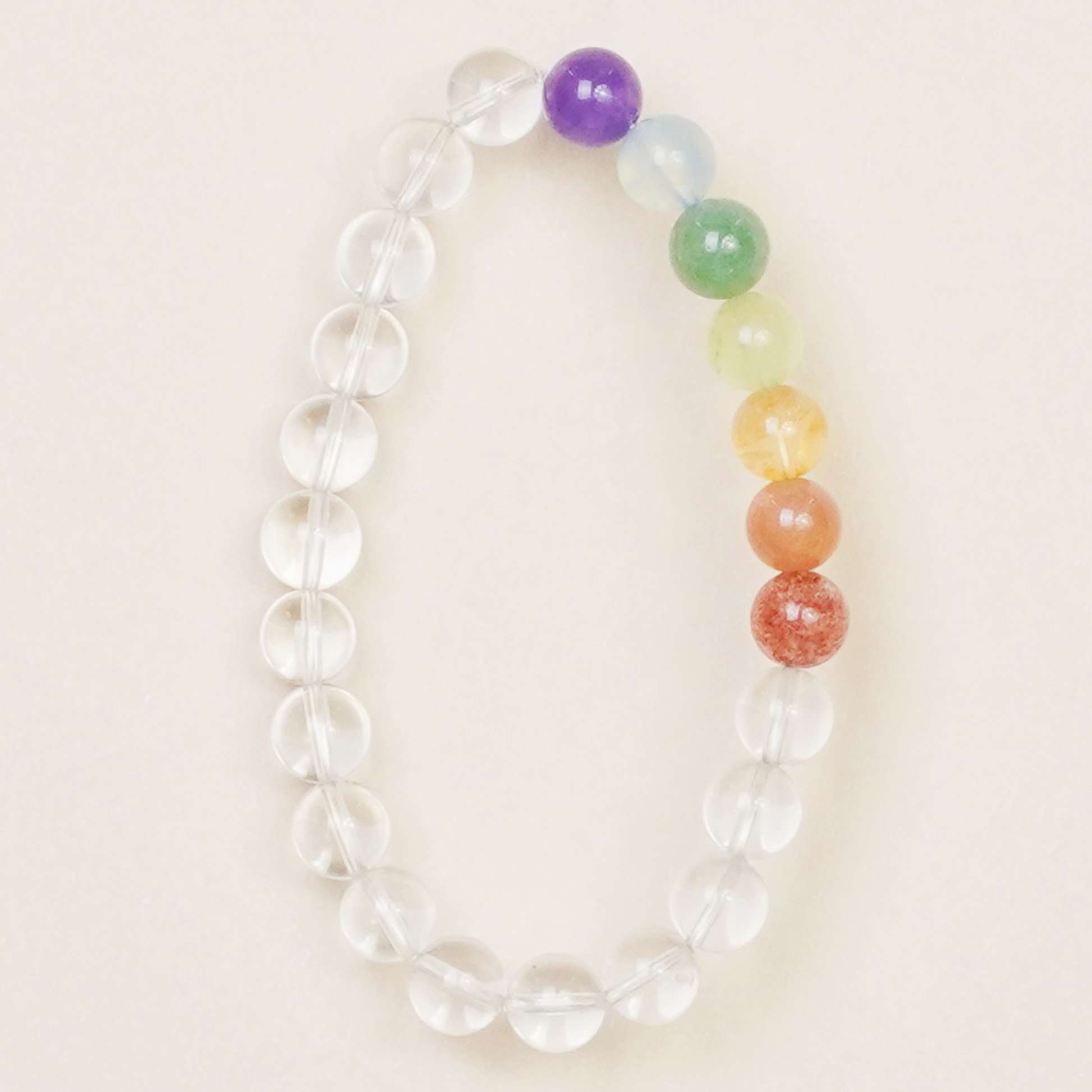 Rainbow Chakra Crystal Bracelet