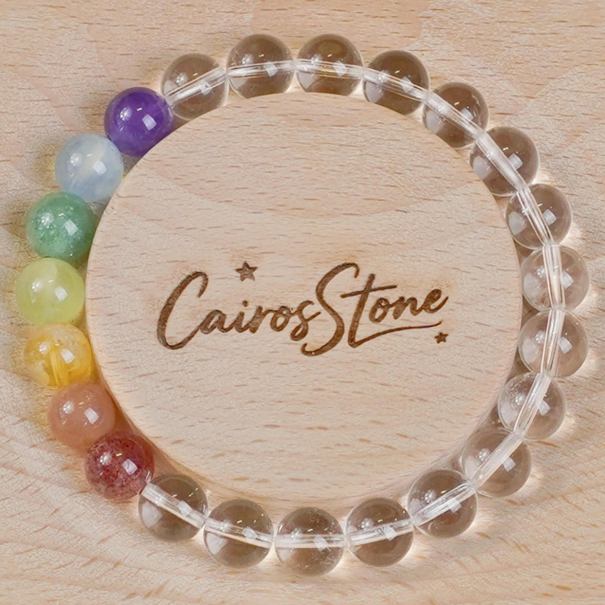 Rainbow Chakra Crystal Bracelet