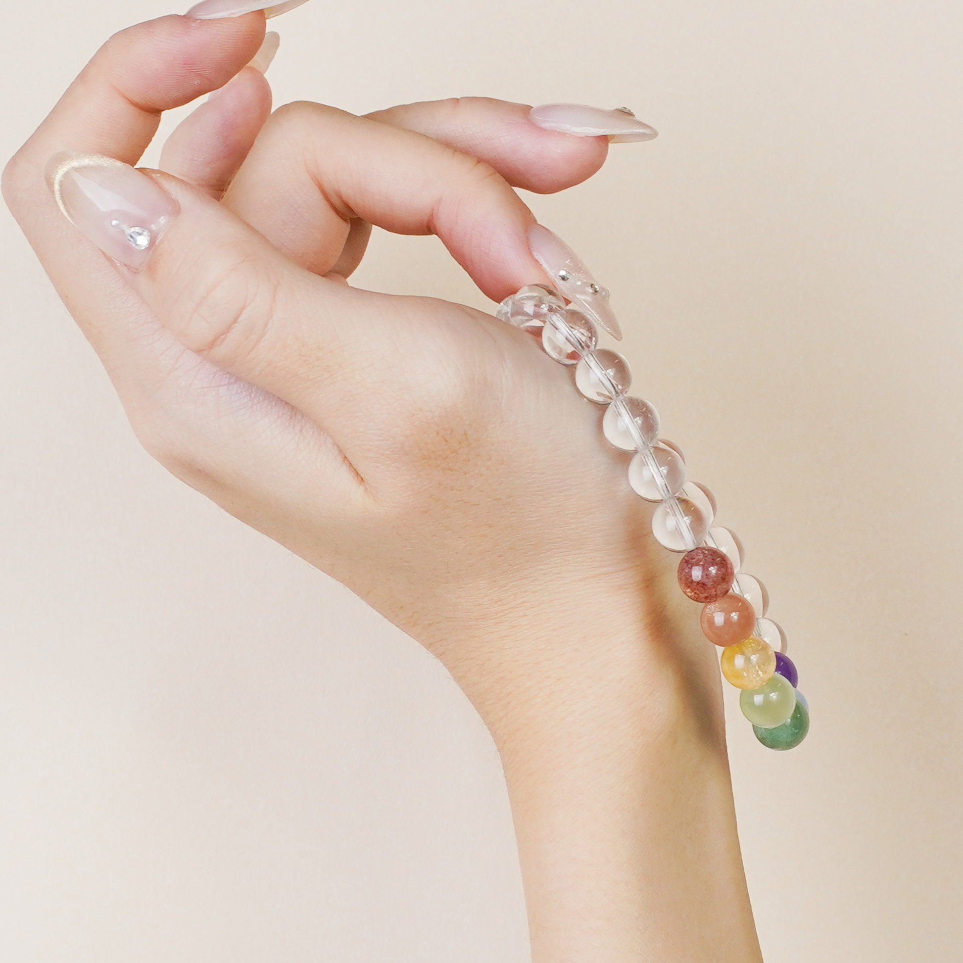 Rainbow Chakra Crystal Bracelet