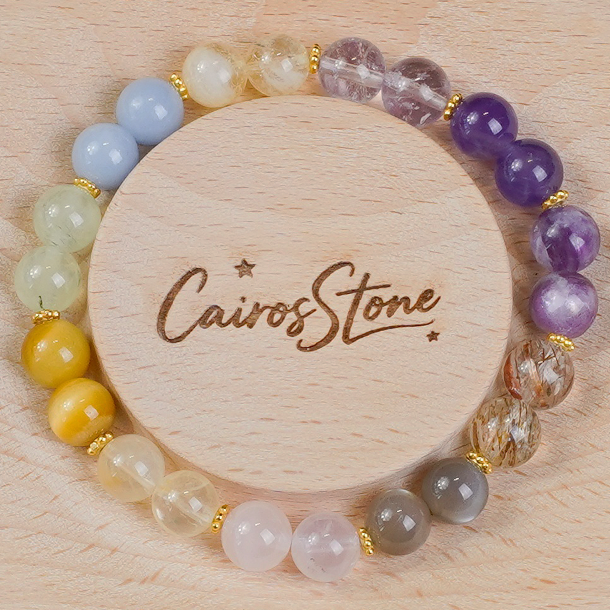 Chakra Rainbow Spring Bracelet