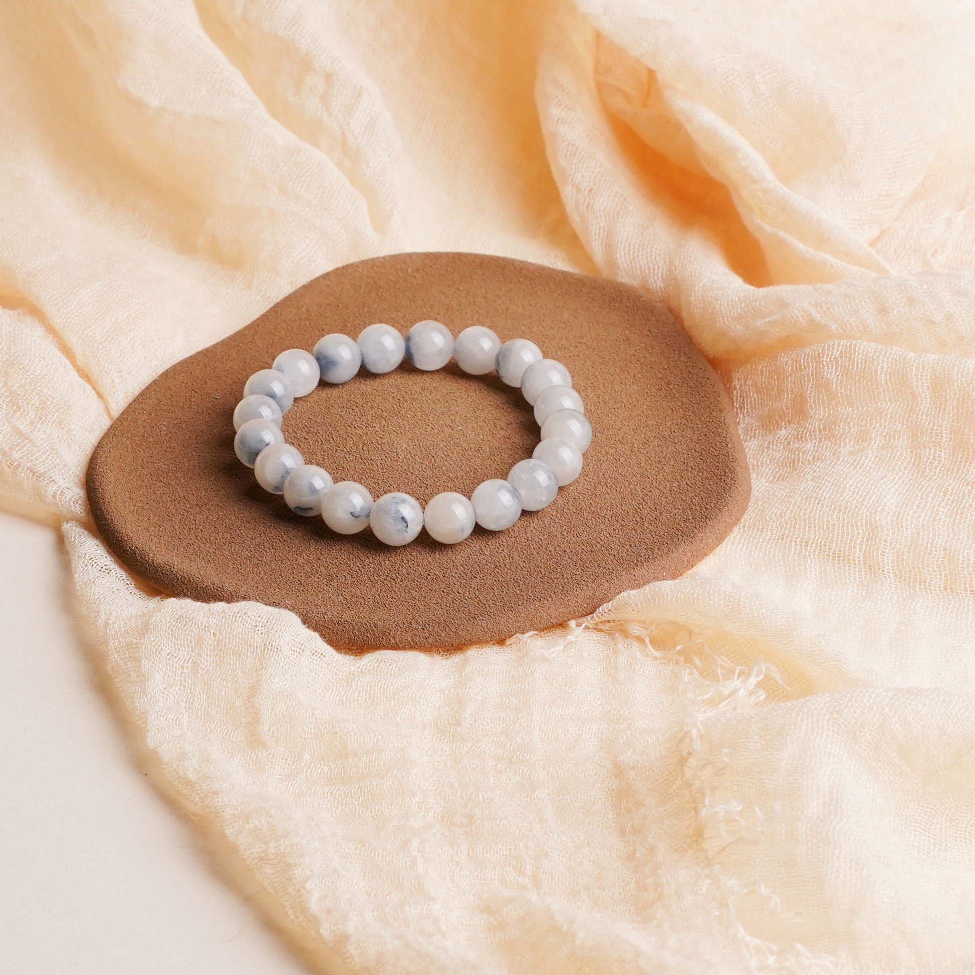 Third Eye Rabbit Hair Crystal Bracelet