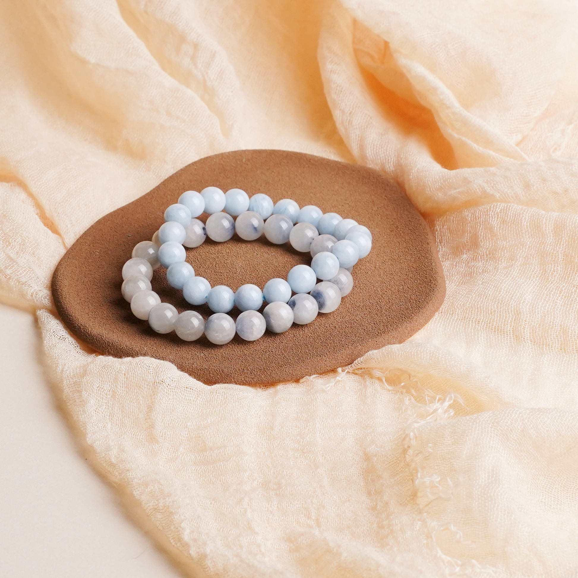 Throat Chakra Aquamarine Bracelet