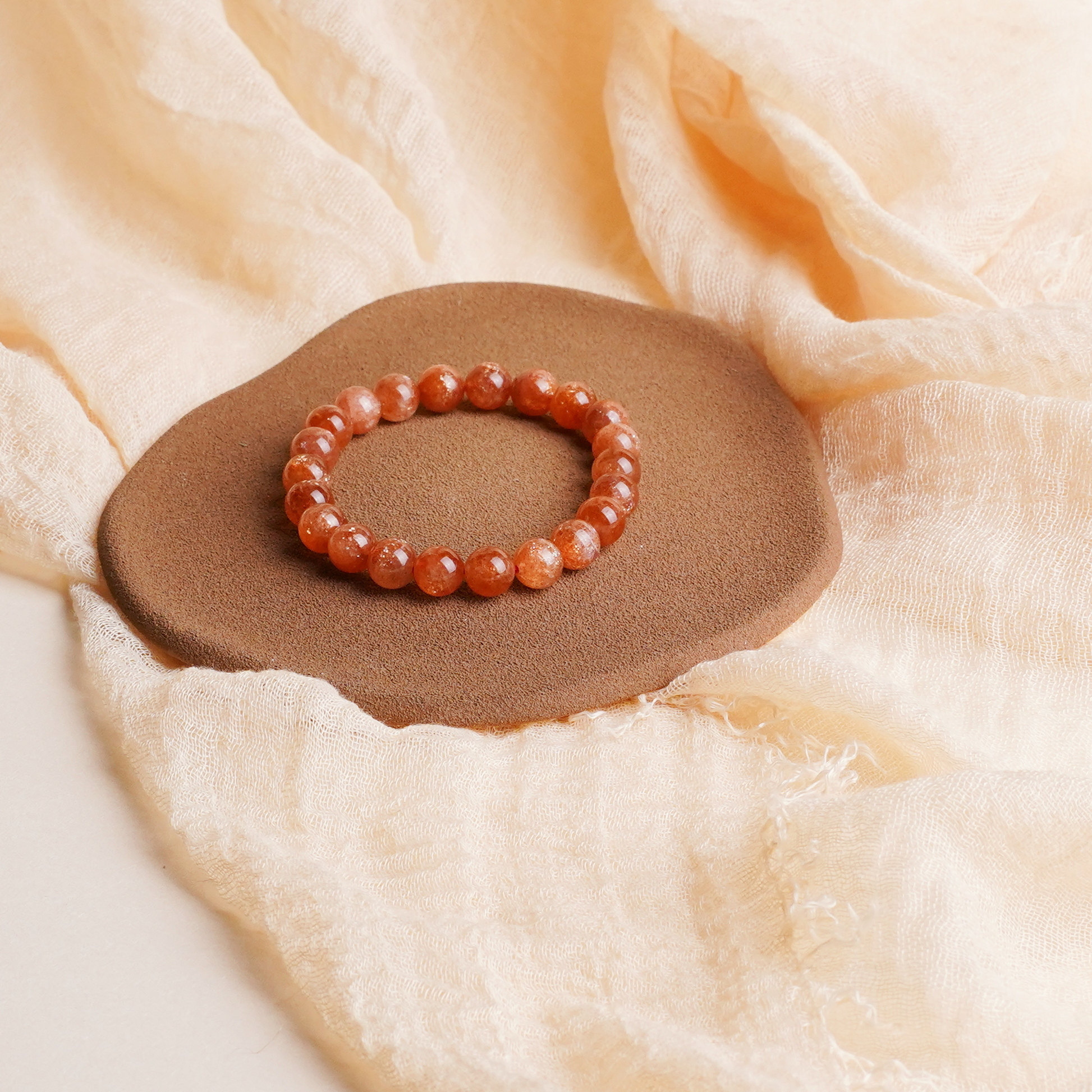 Sacral Chakra Sunstone Bracelet
