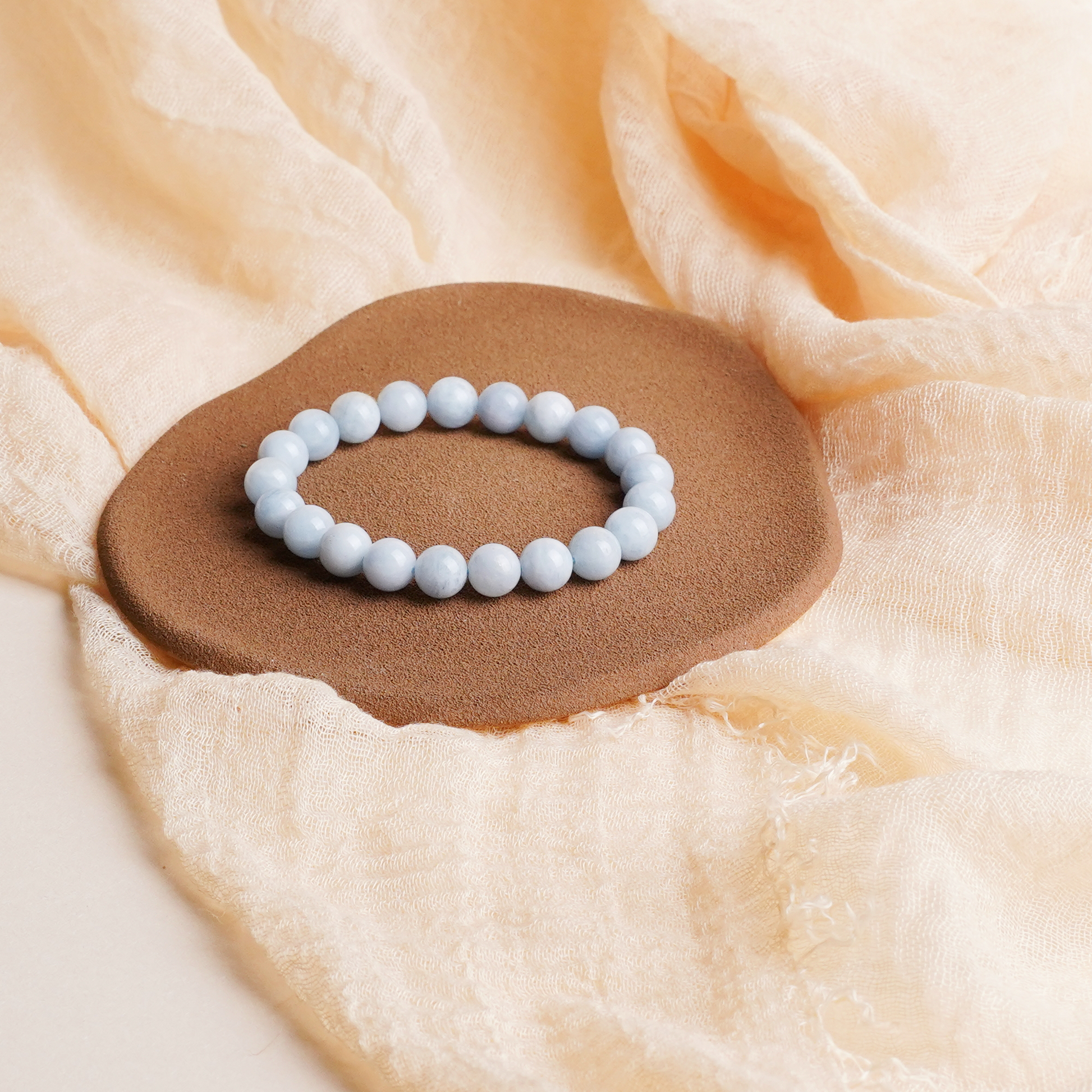 Throat Chakra Aquamarine Bracelet