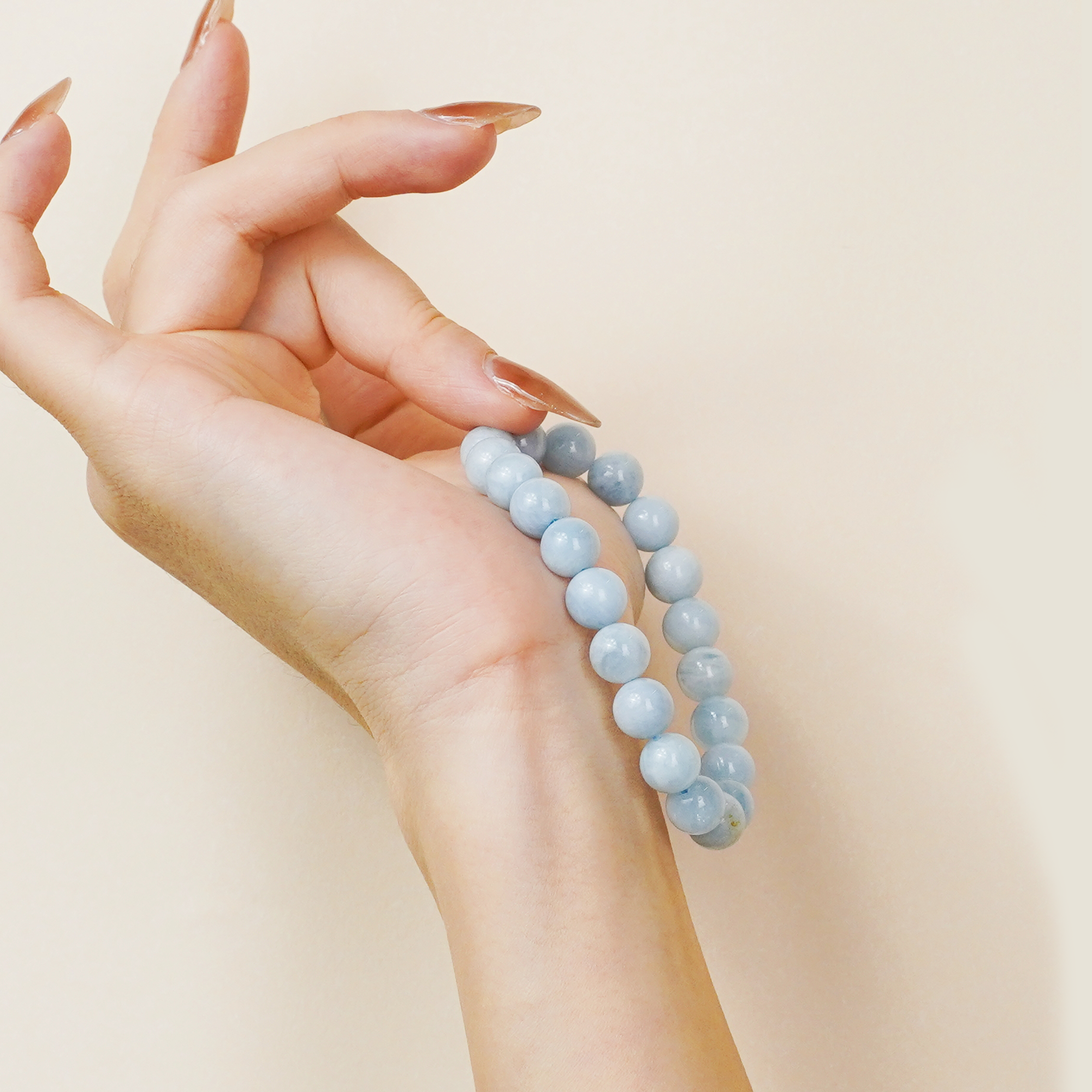 Throat Chakra Aquamarine Bracelet