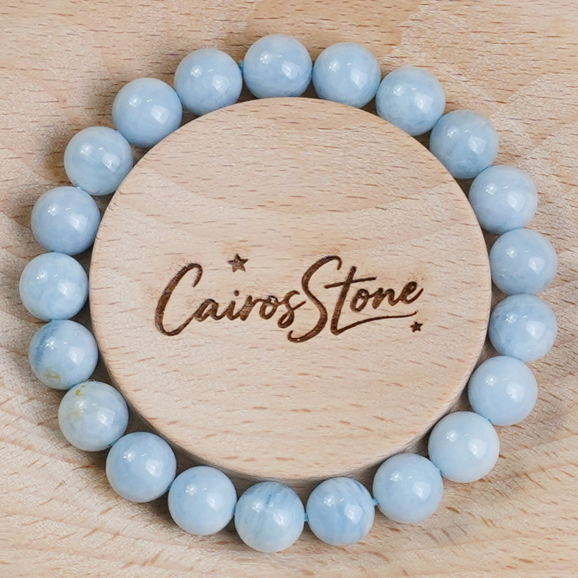 Throat Chakra Aquamarine Bracelet