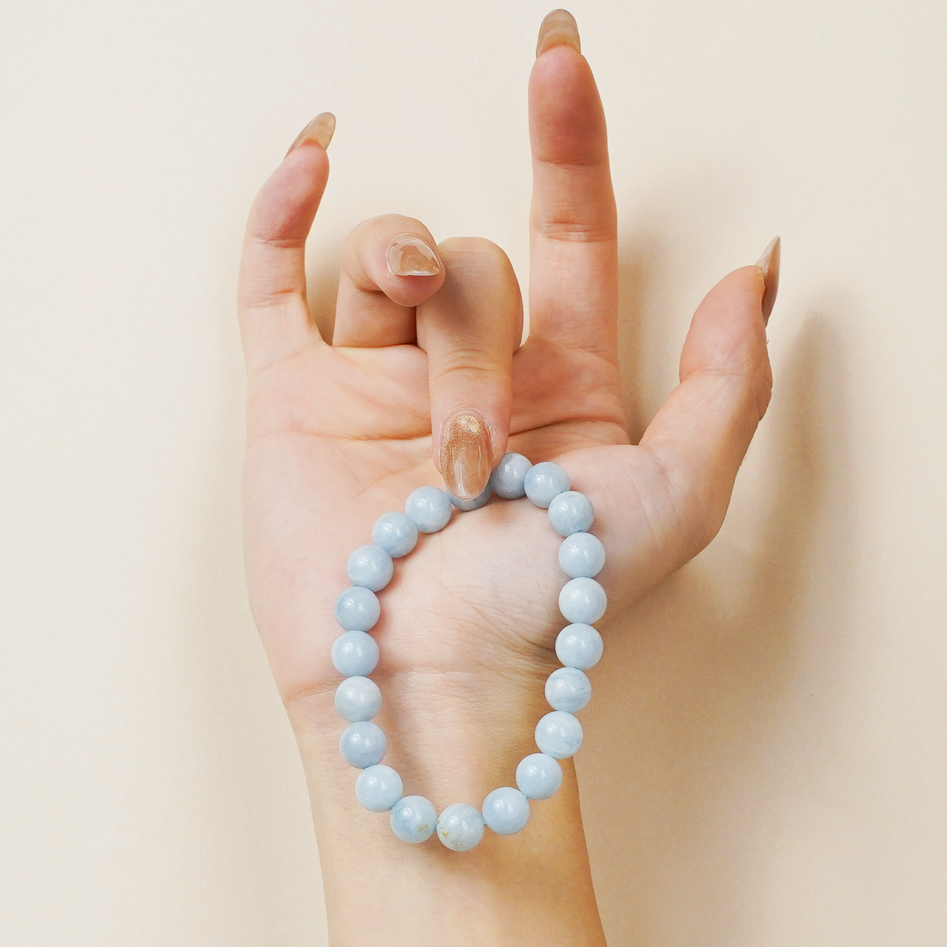 Throat Chakra Aquamarine Bracelet