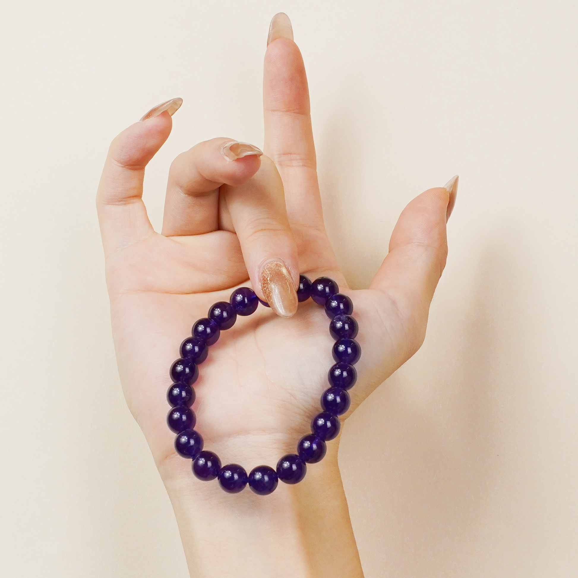 Crown Chakra Uruguayan Amethyst Bracelet