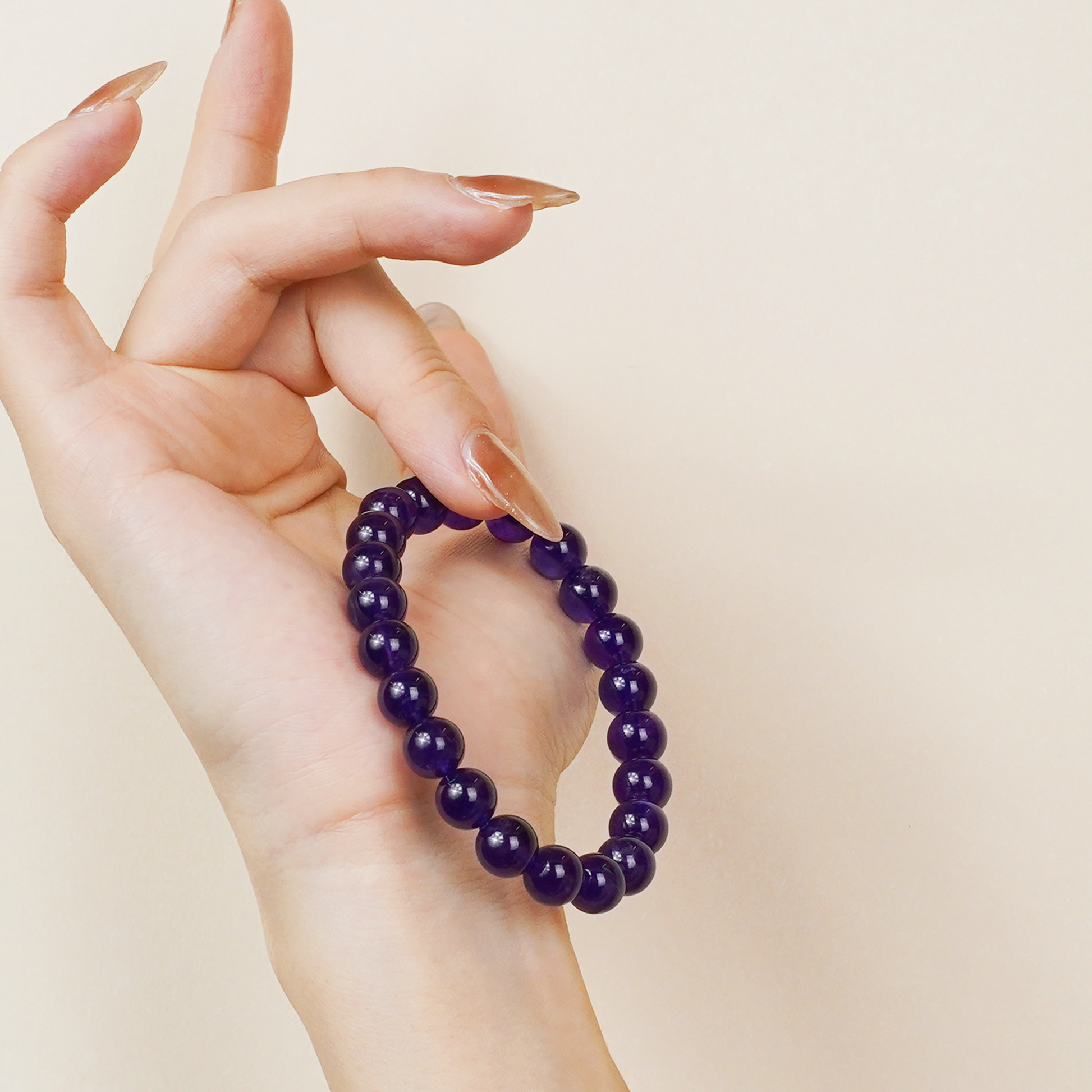 Crown Chakra Uruguayan Amethyst Bracelet