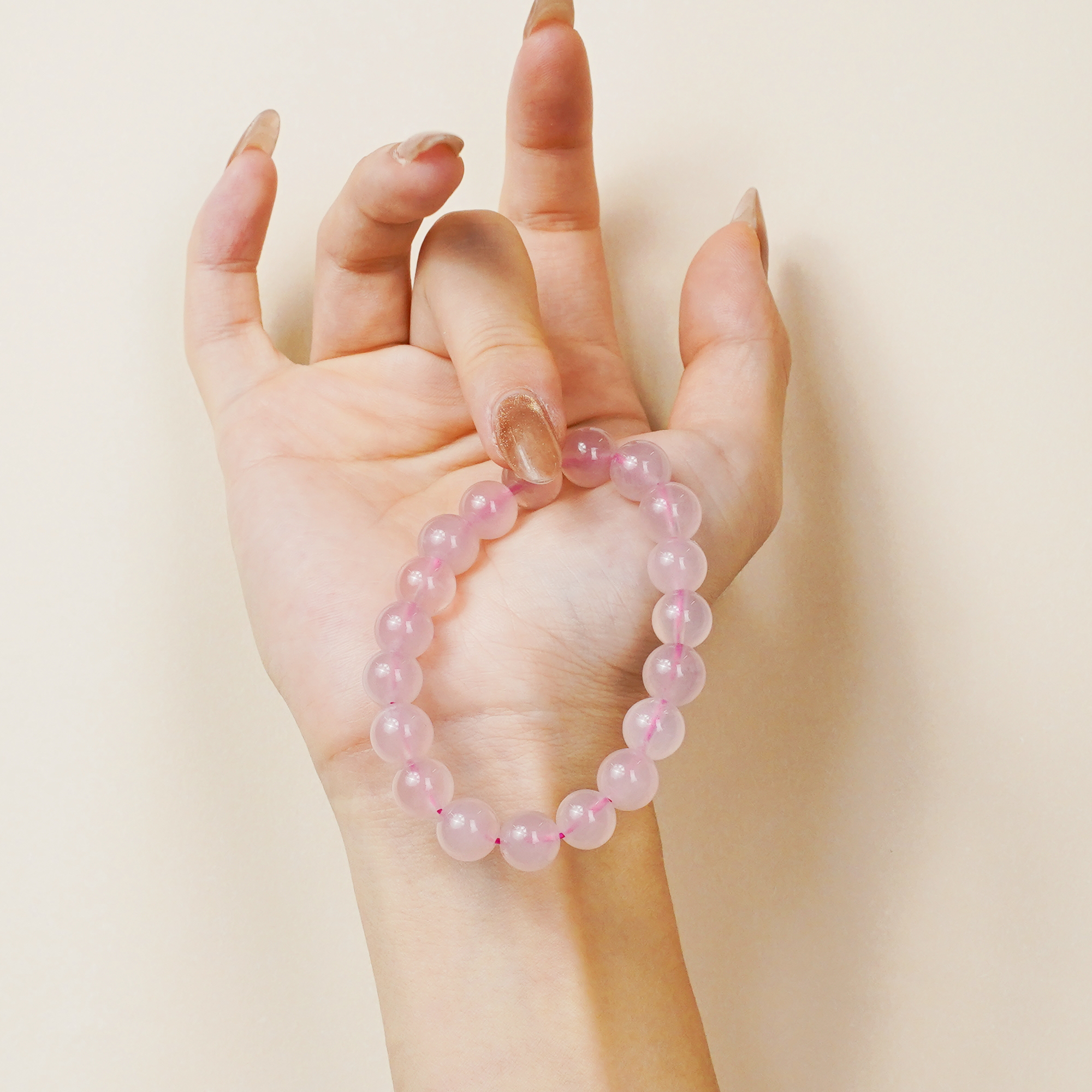 Heart Chakra Madagascar Rose Quartz Bracelet