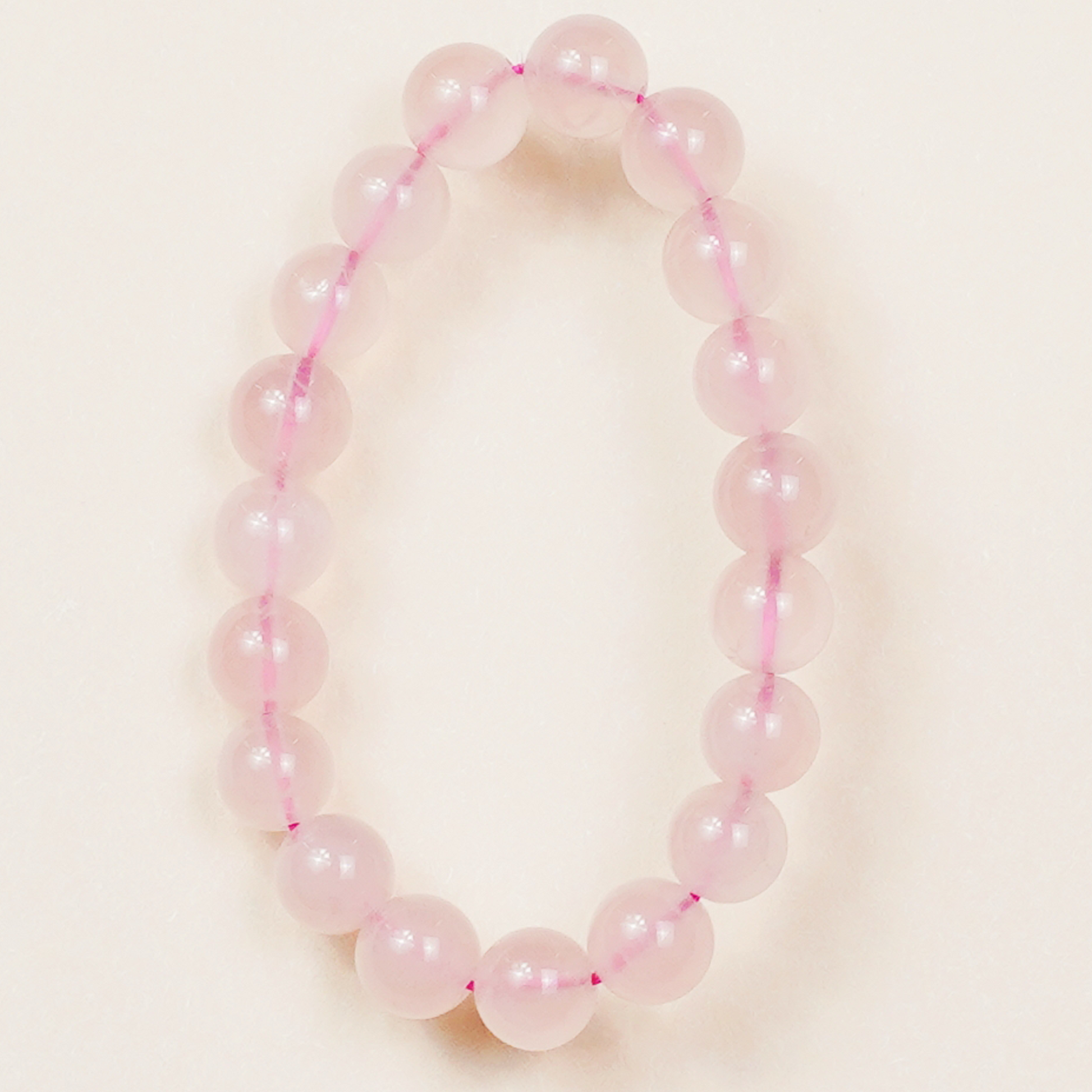 Heart Chakra Madagascar Rose Quartz Bracelet