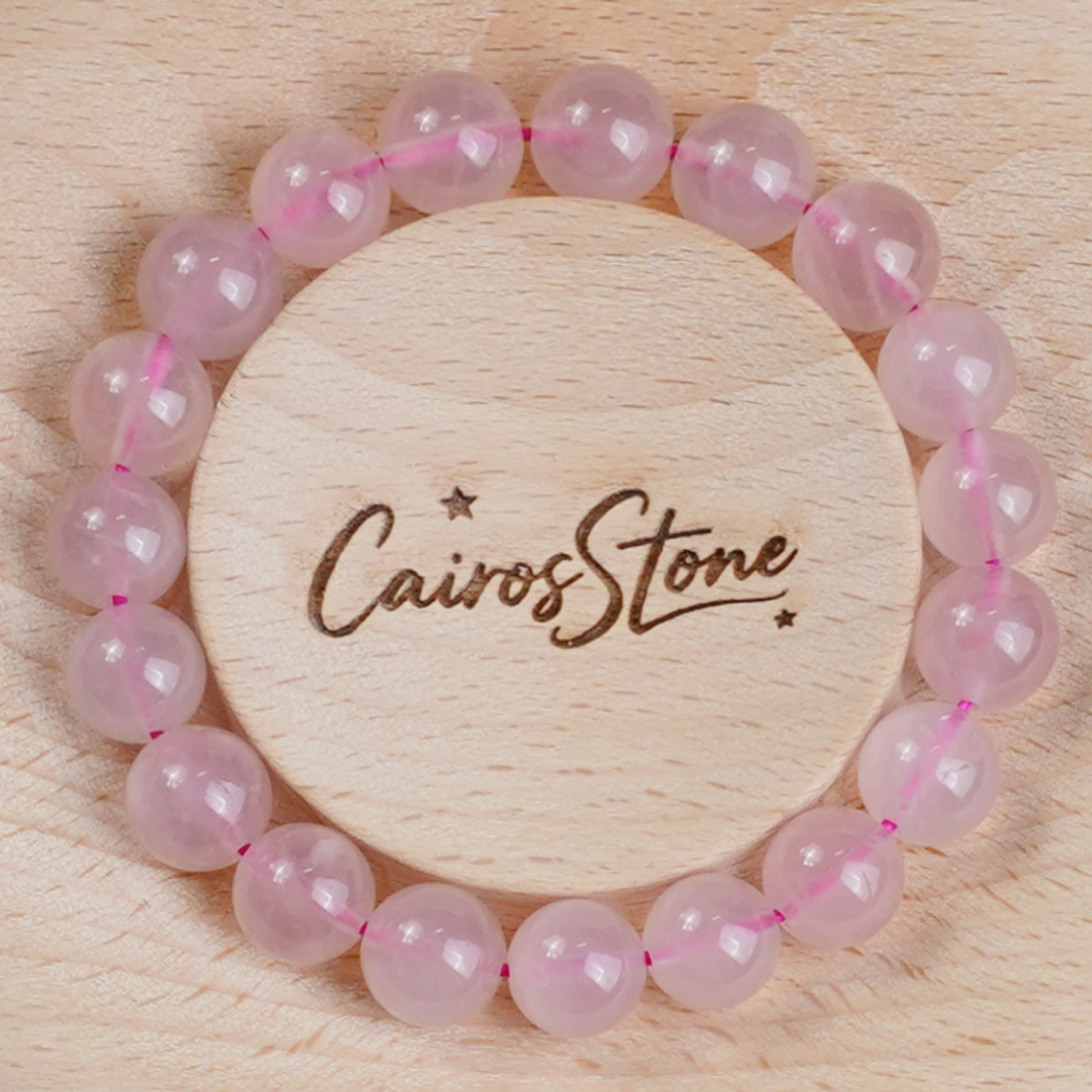 Heart Chakra Madagascar Rose Quartz Bracelet