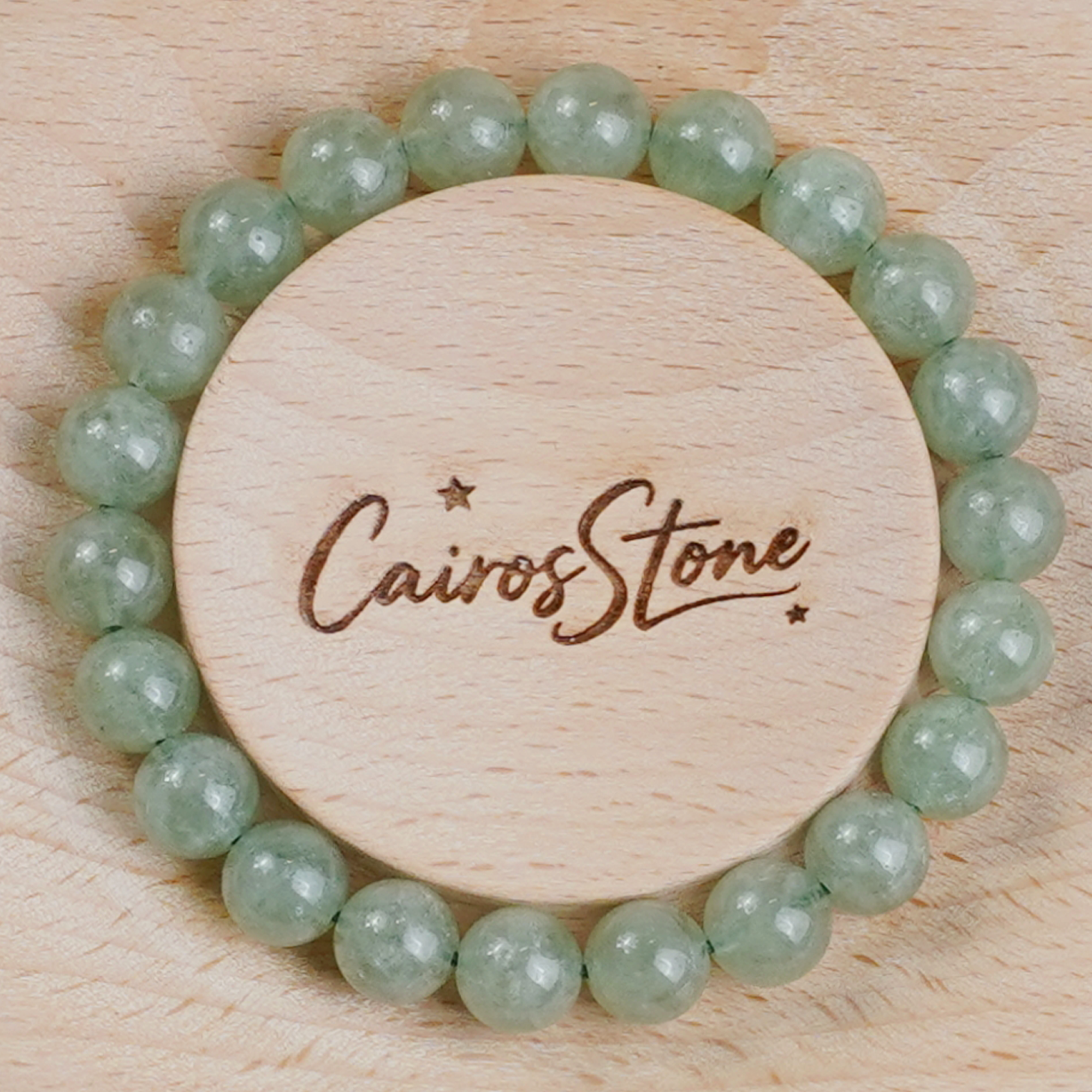 Heart Chakra Green Strawberry Quartz Bracelet