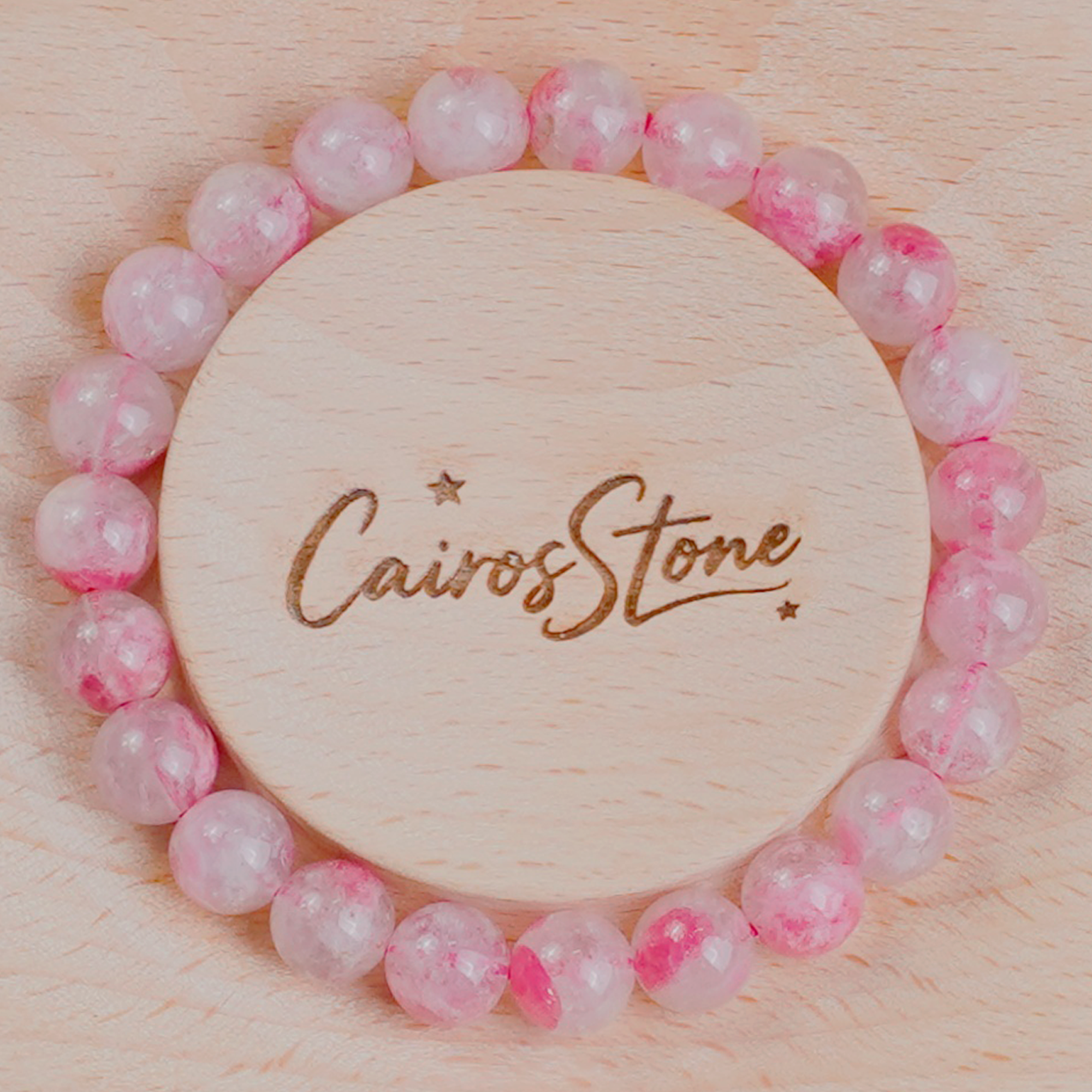 Root Chakra Sakura Rose Bracelet