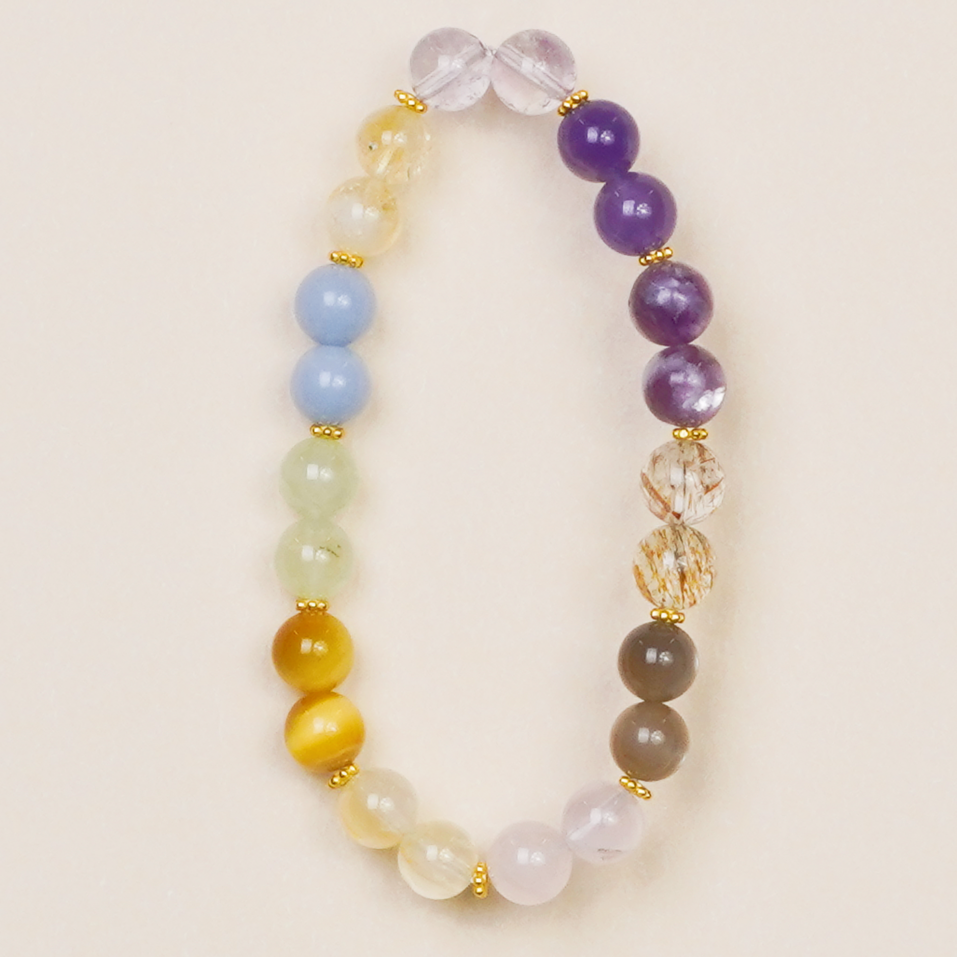 Chakra Rainbow Spring Bracelet