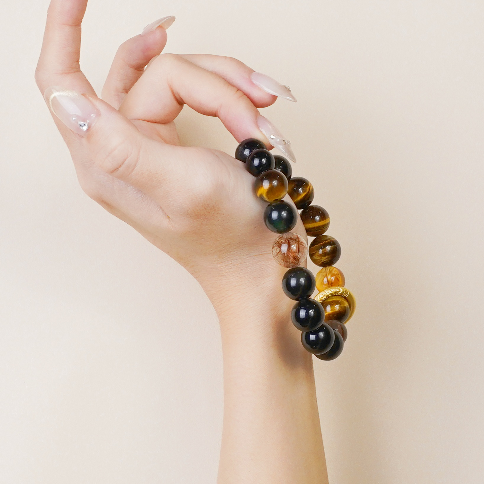 Saturn Realm Crystal Bracelet