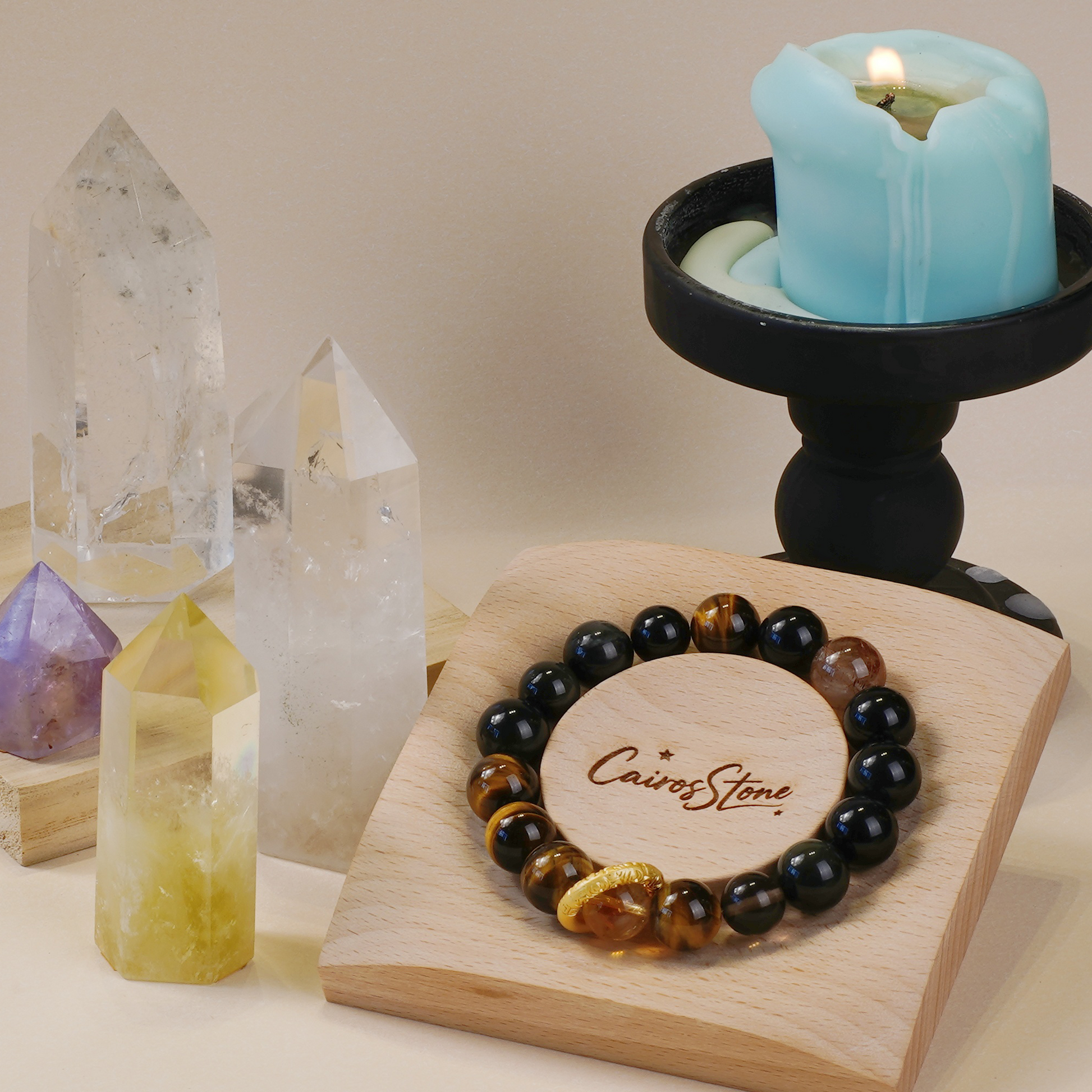 Saturn Realm Crystal Bracelet