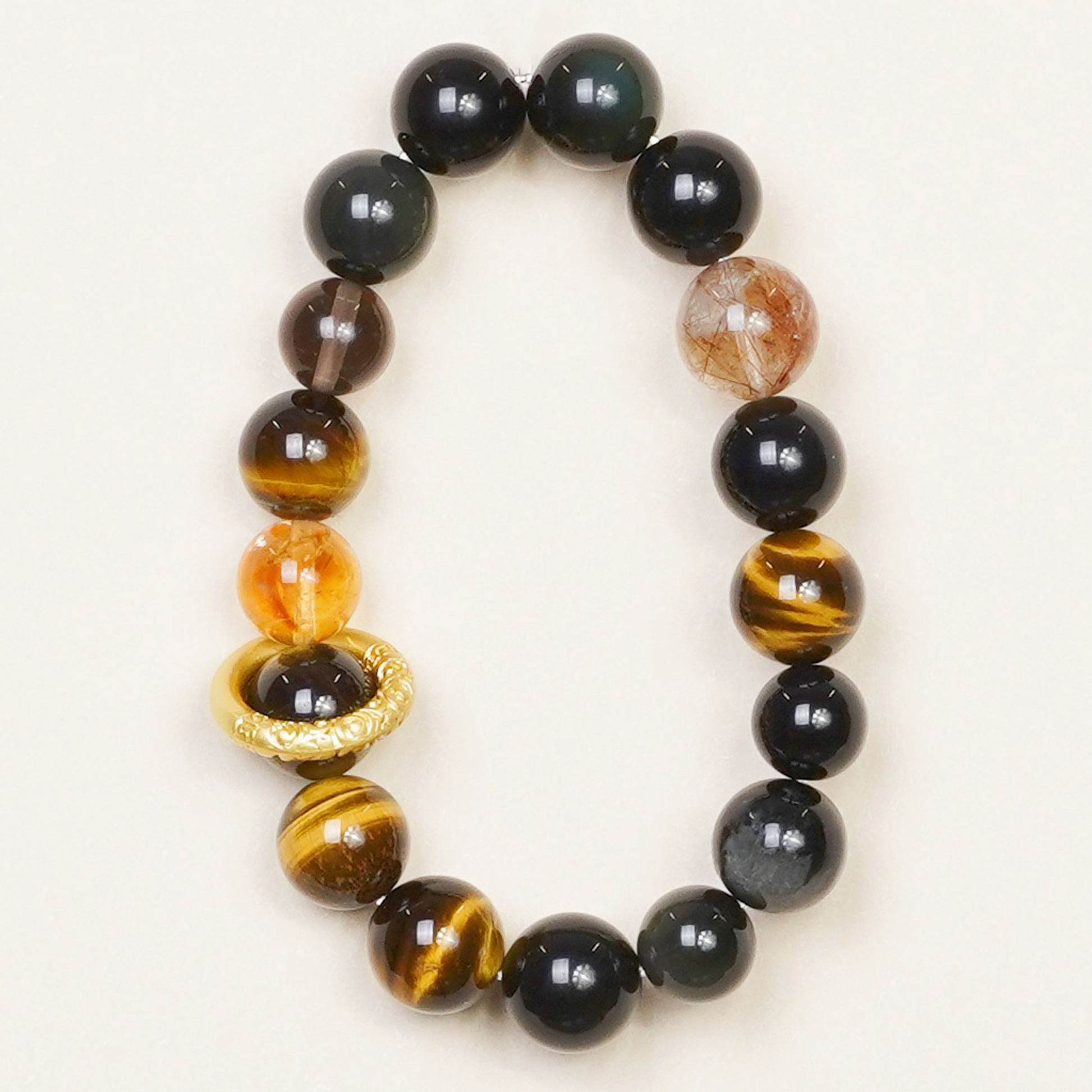 Saturn Realm Crystal Bracelet