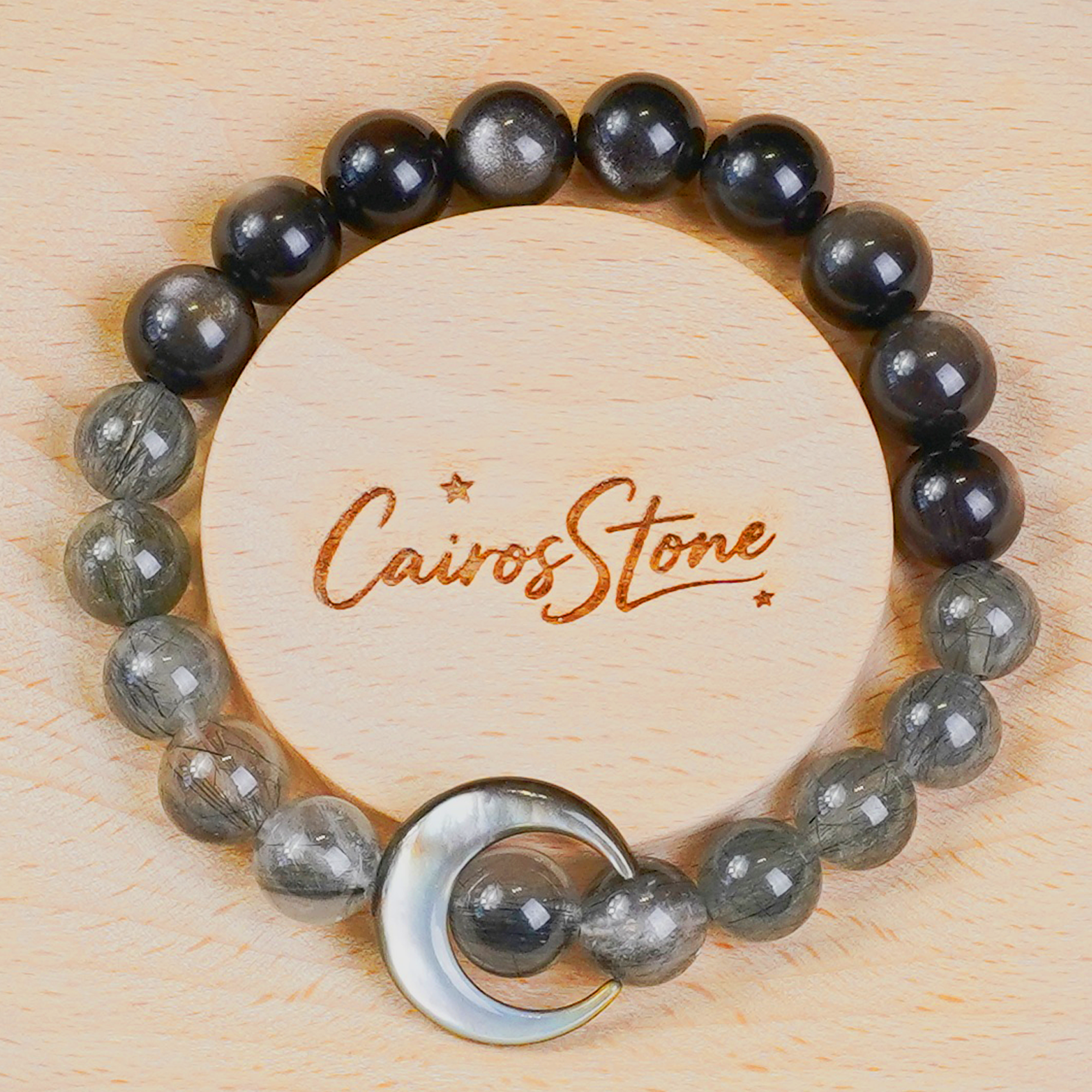 Moonlit Night Ink Shadow Bracelet