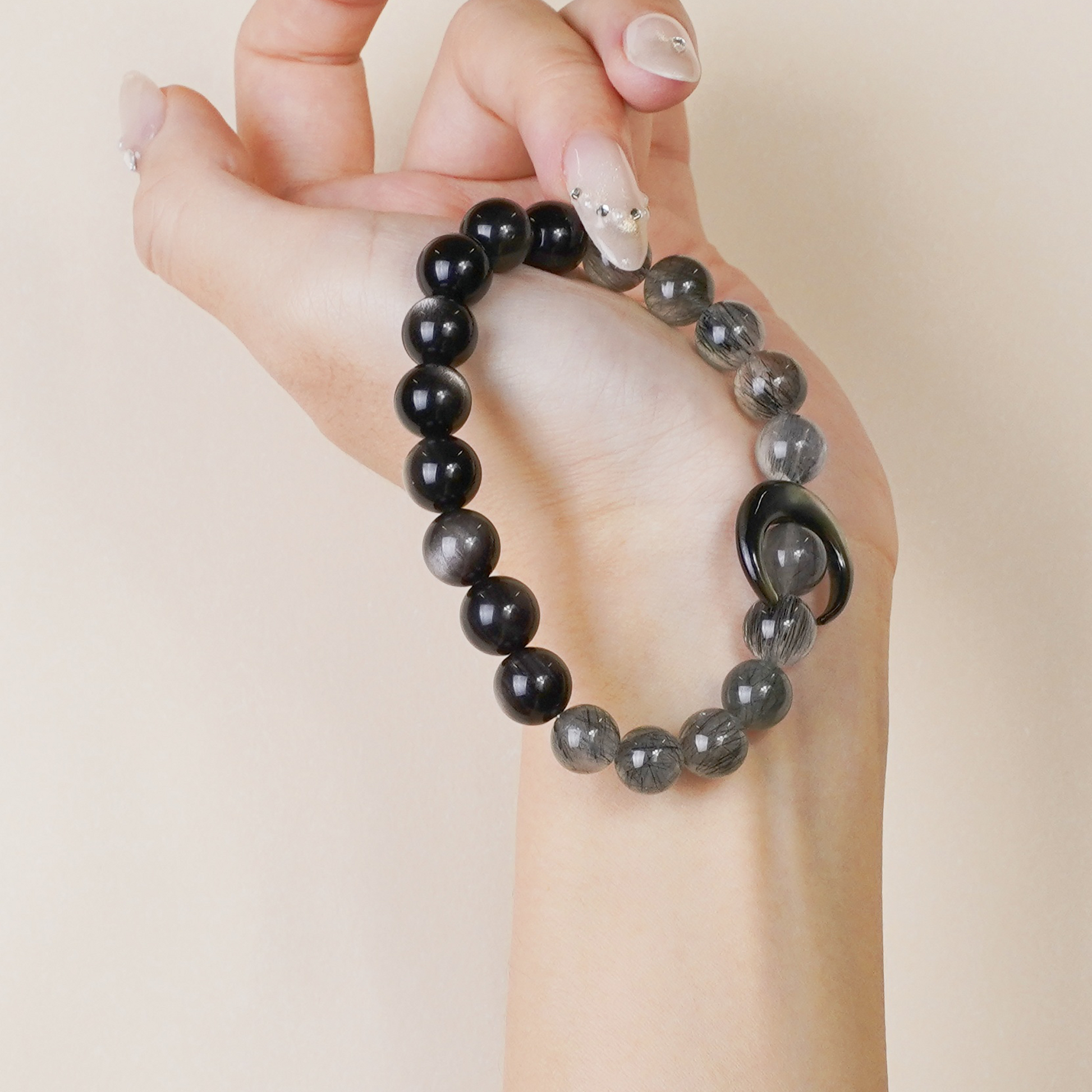 Moonlit Night Ink Shadow Bracelet
