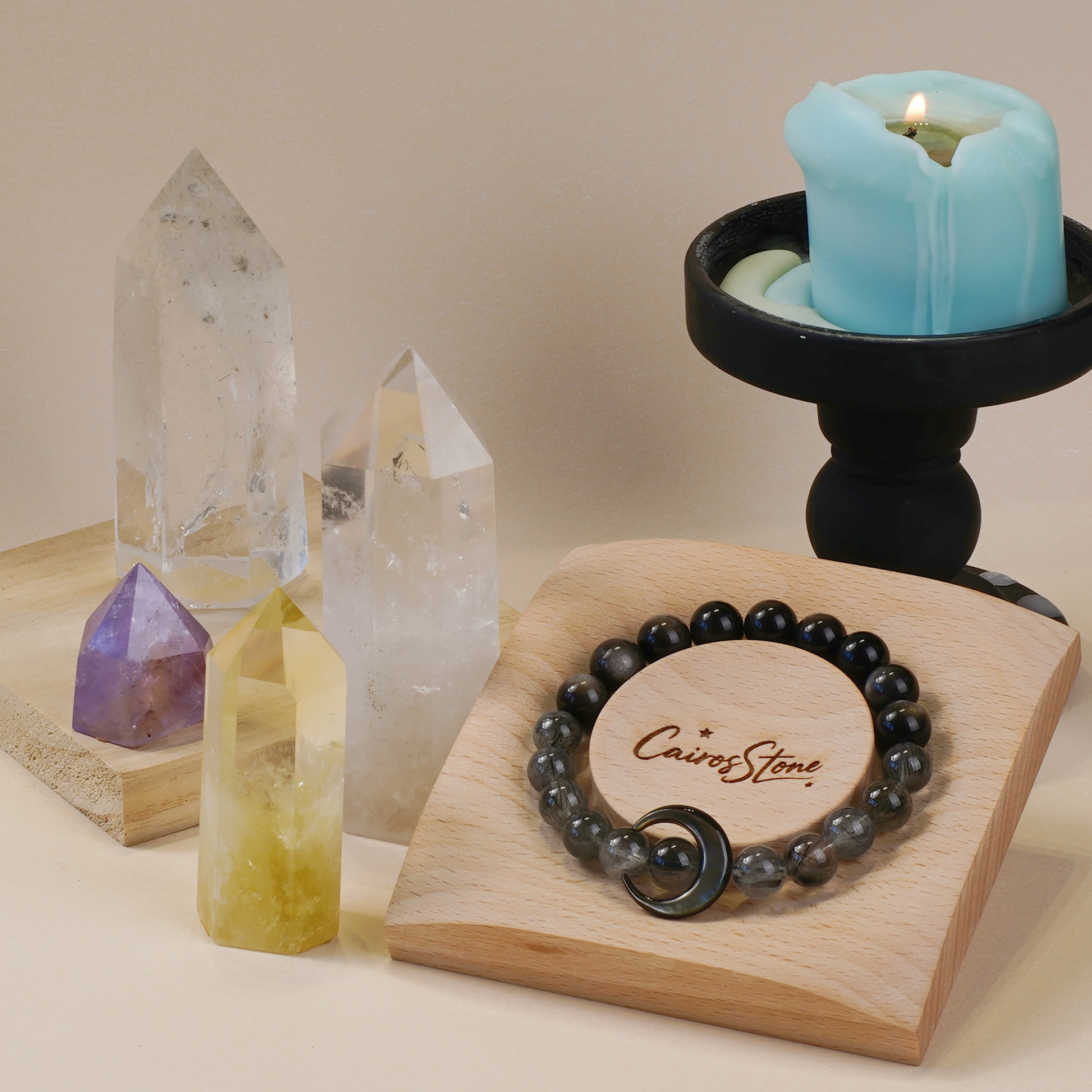 Moonlit Night Ink Shadow Bracelet