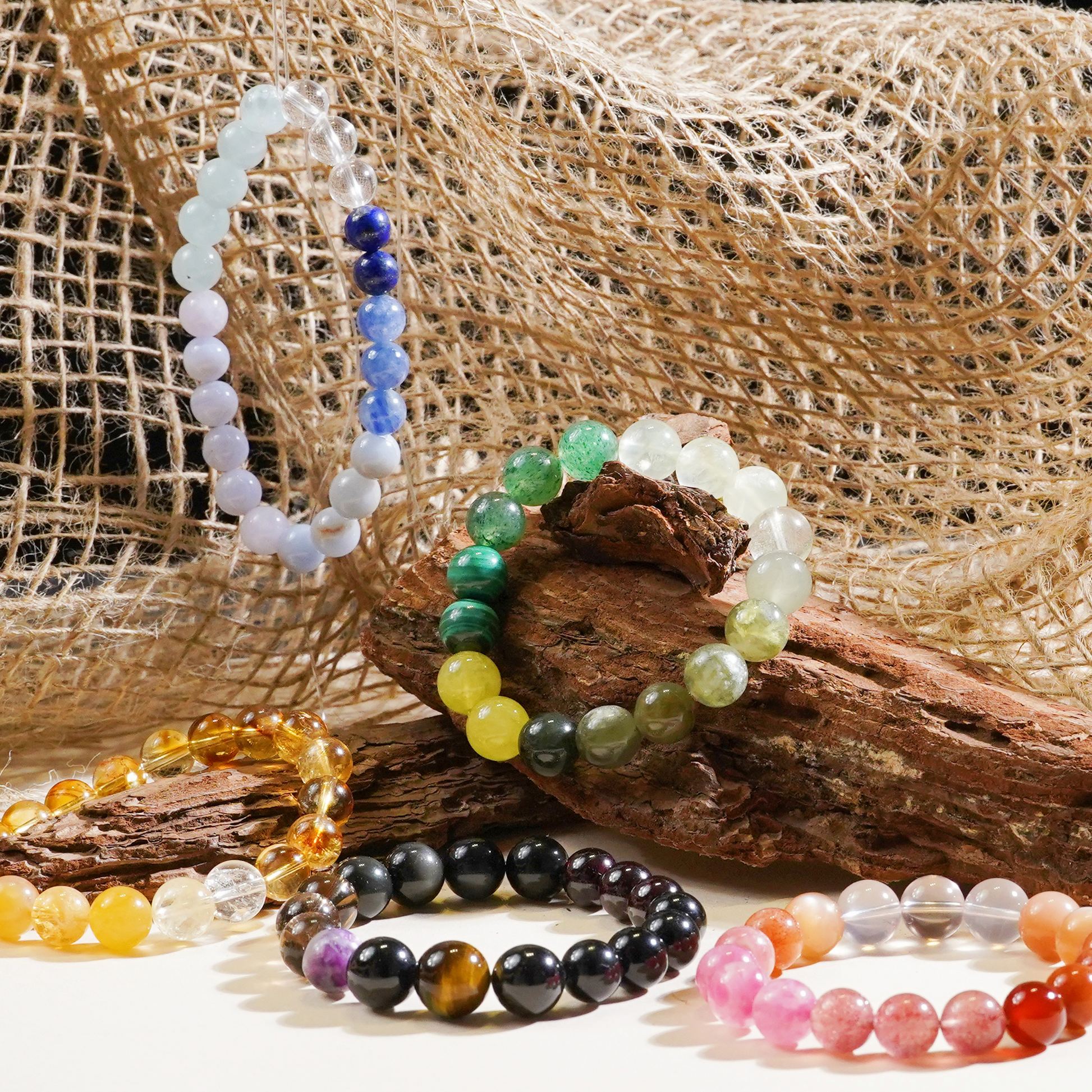 Wood Element Crystal Bracelet