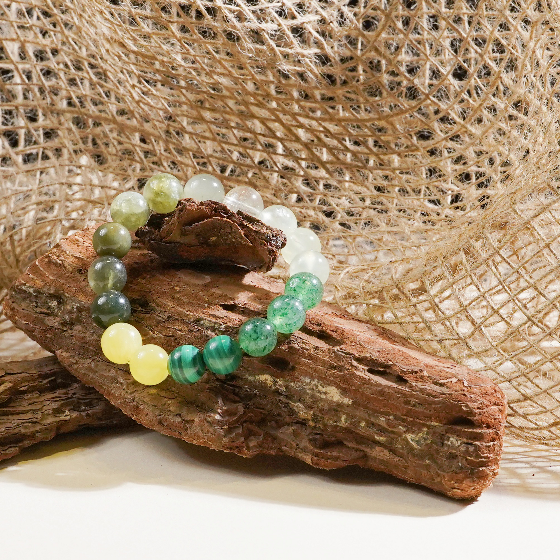 Wood Element Crystal Bracelet