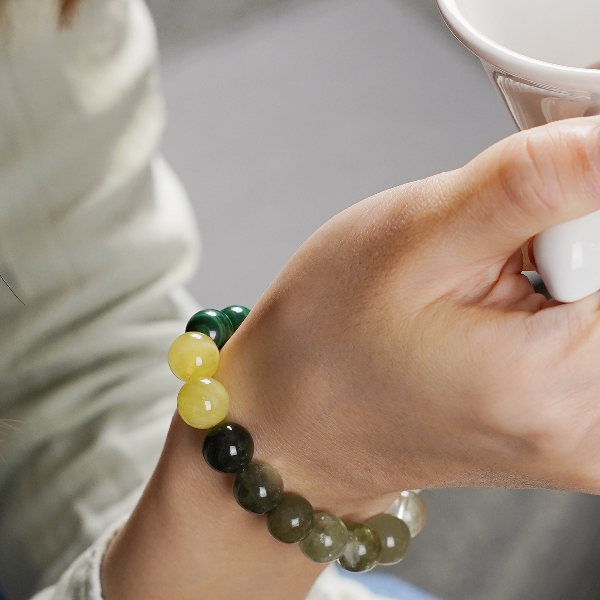 Wood Element Crystal Bracelet