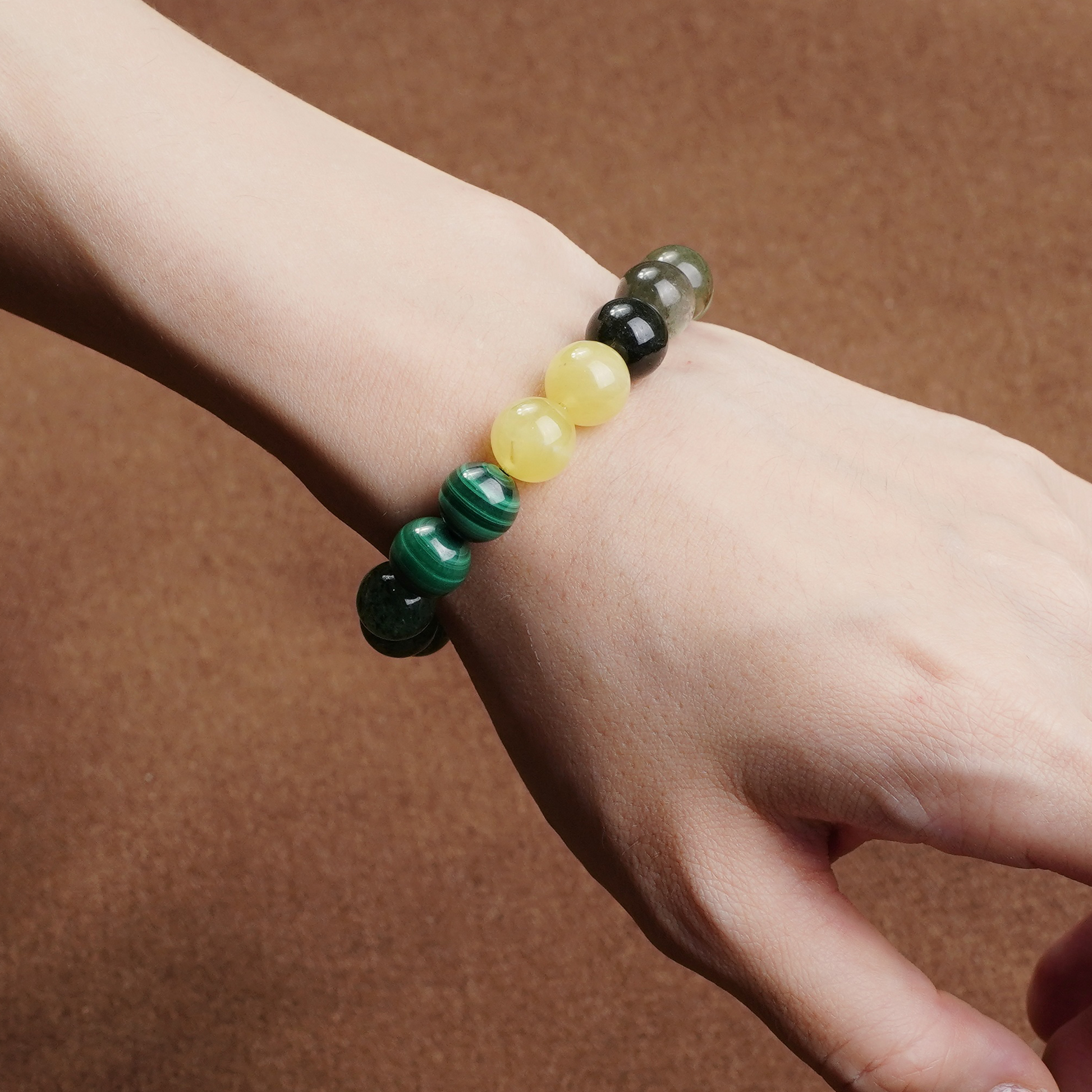 Wood Element Crystal Bracelet