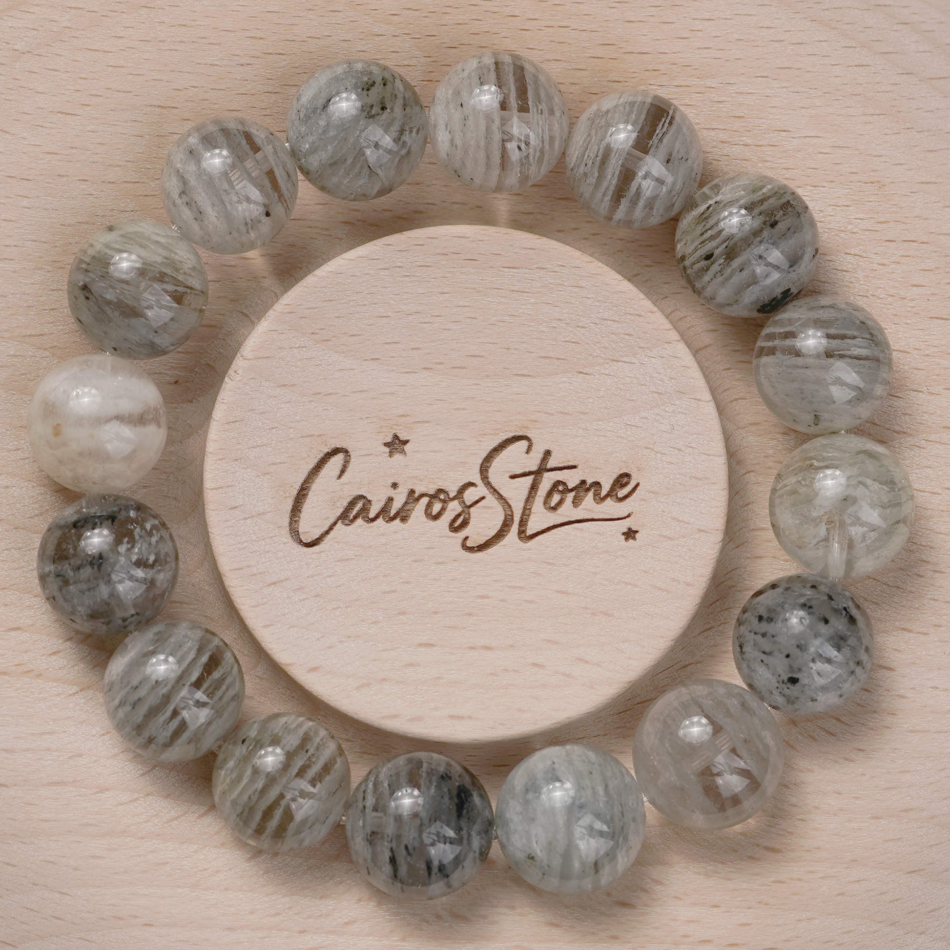 Sand Layer Meditation Crystal Bracelet