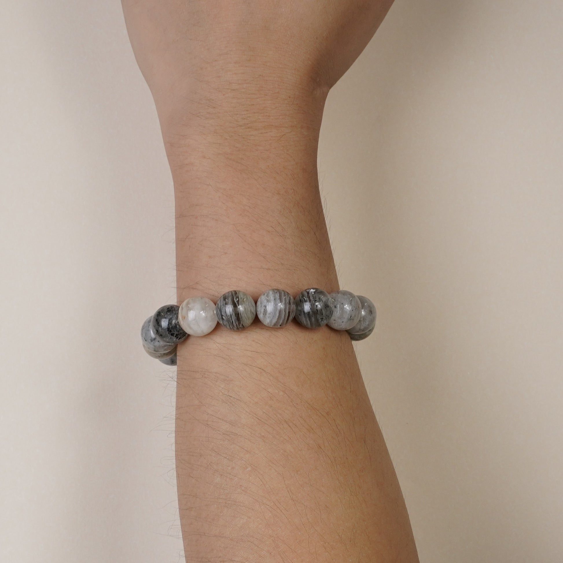 Sand Layer Meditation Crystal Bracelet