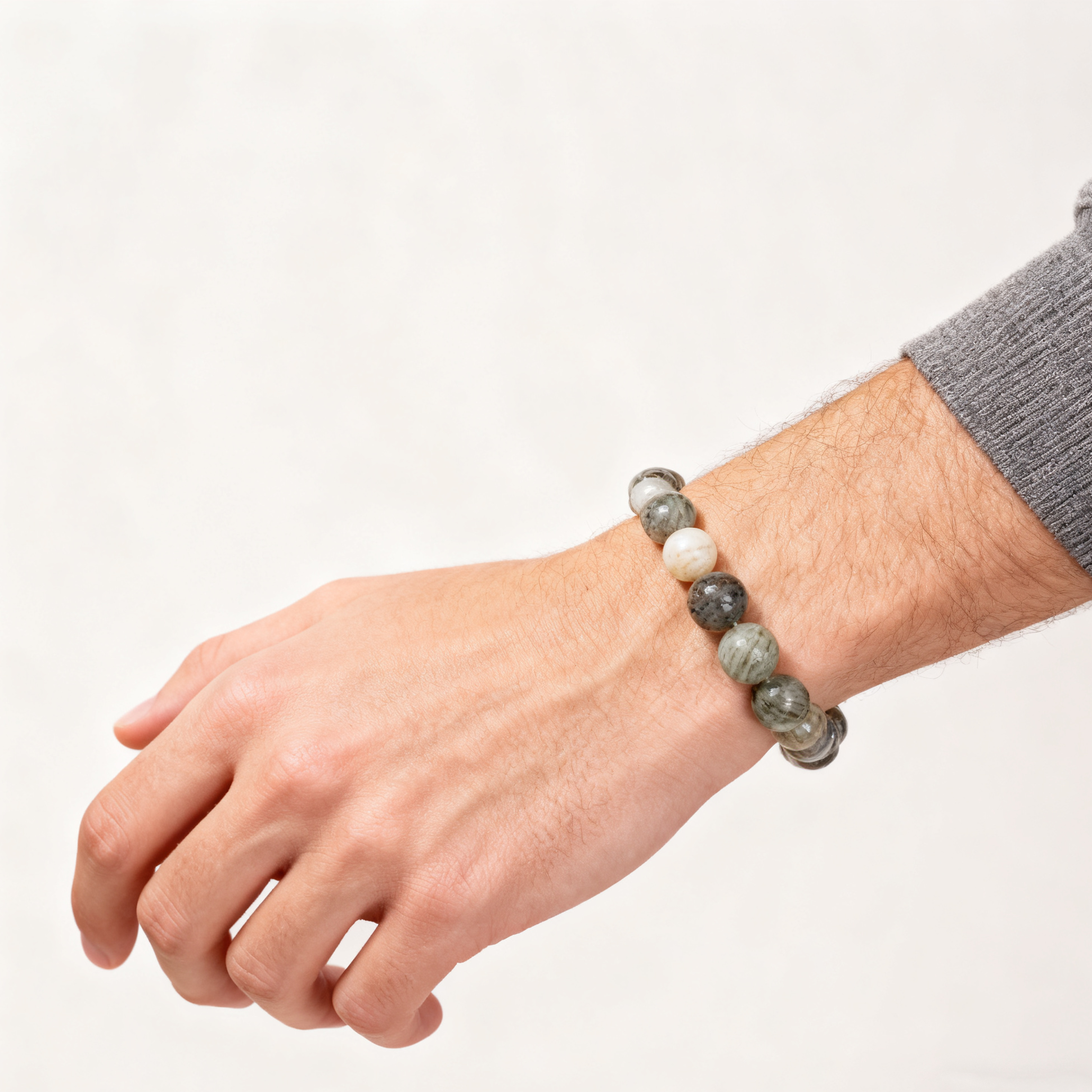 Sand Layer Meditation Crystal Bracelet