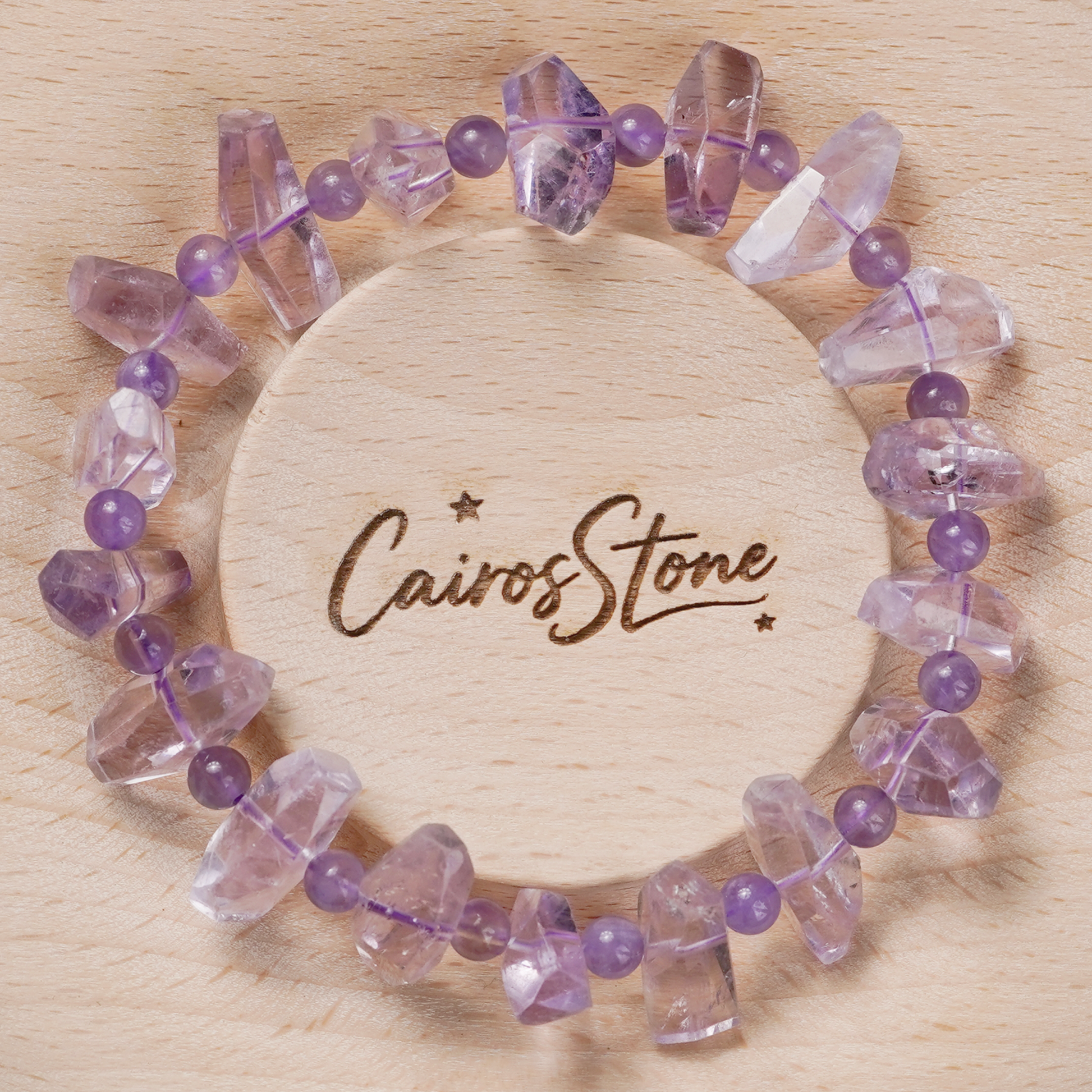 Amethyst Mystery Natural Irregular Bracelet