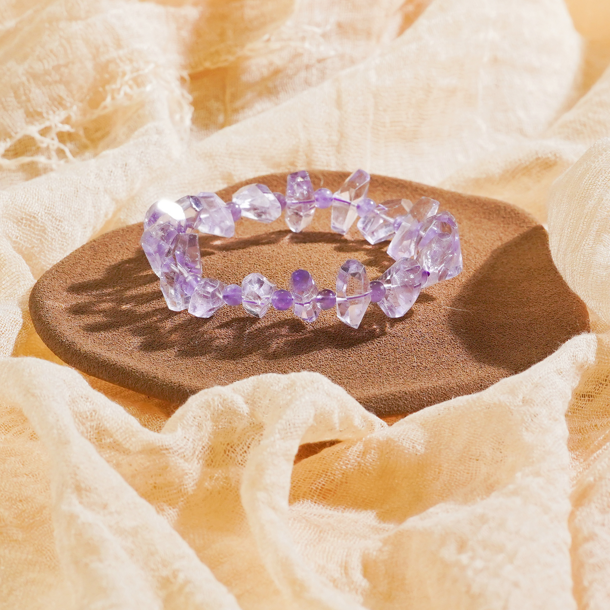 Amethyst Mystery Natural Irregular Bracelet