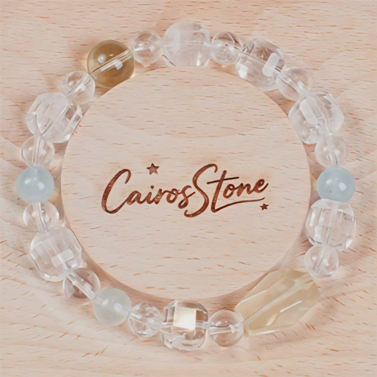 Icy Morning Light Clear Crystal Combination Bracelet