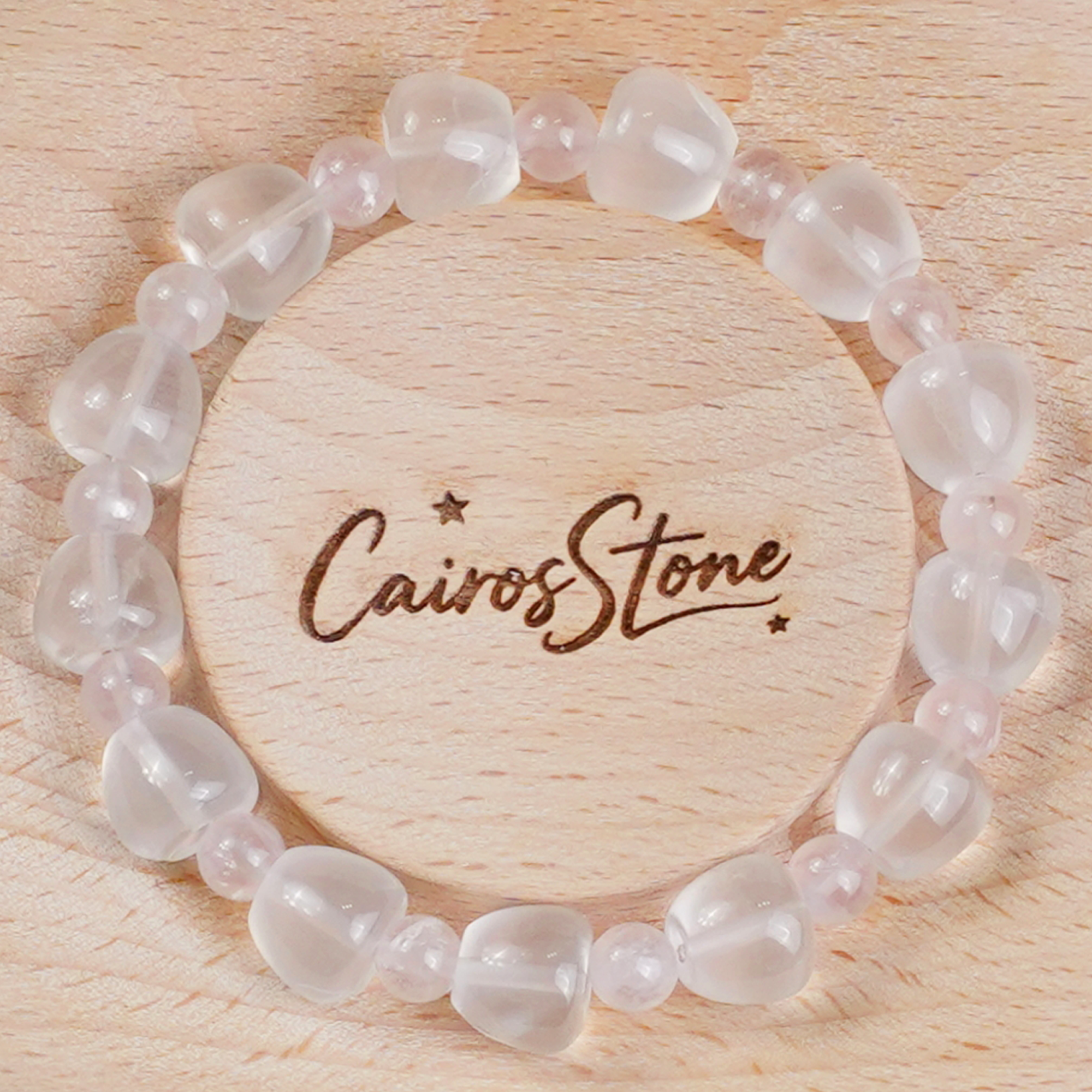 Journey to the Garden of Eden Rose Quartz Bracelet