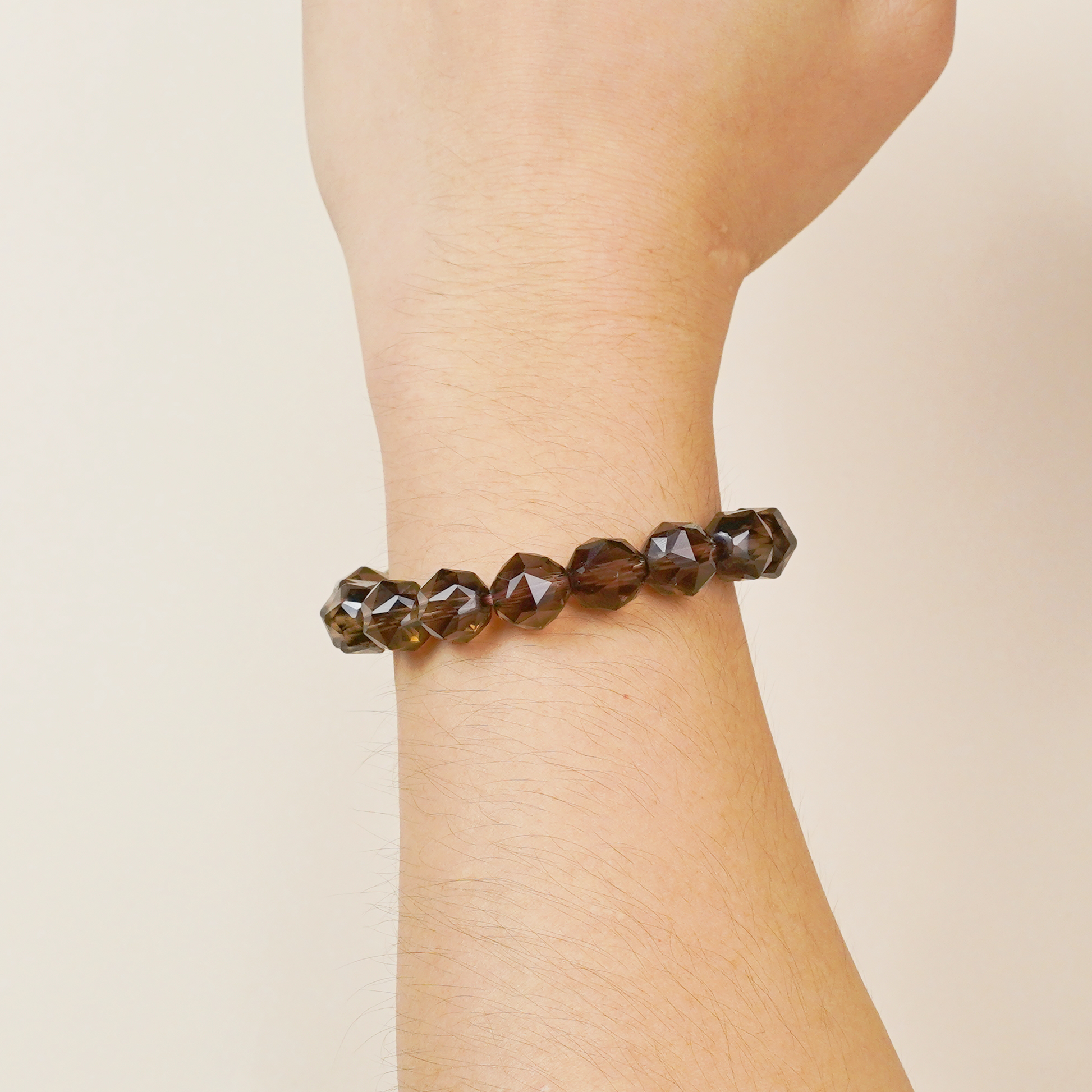 Black Diamond Smoky Quartz Bracelet