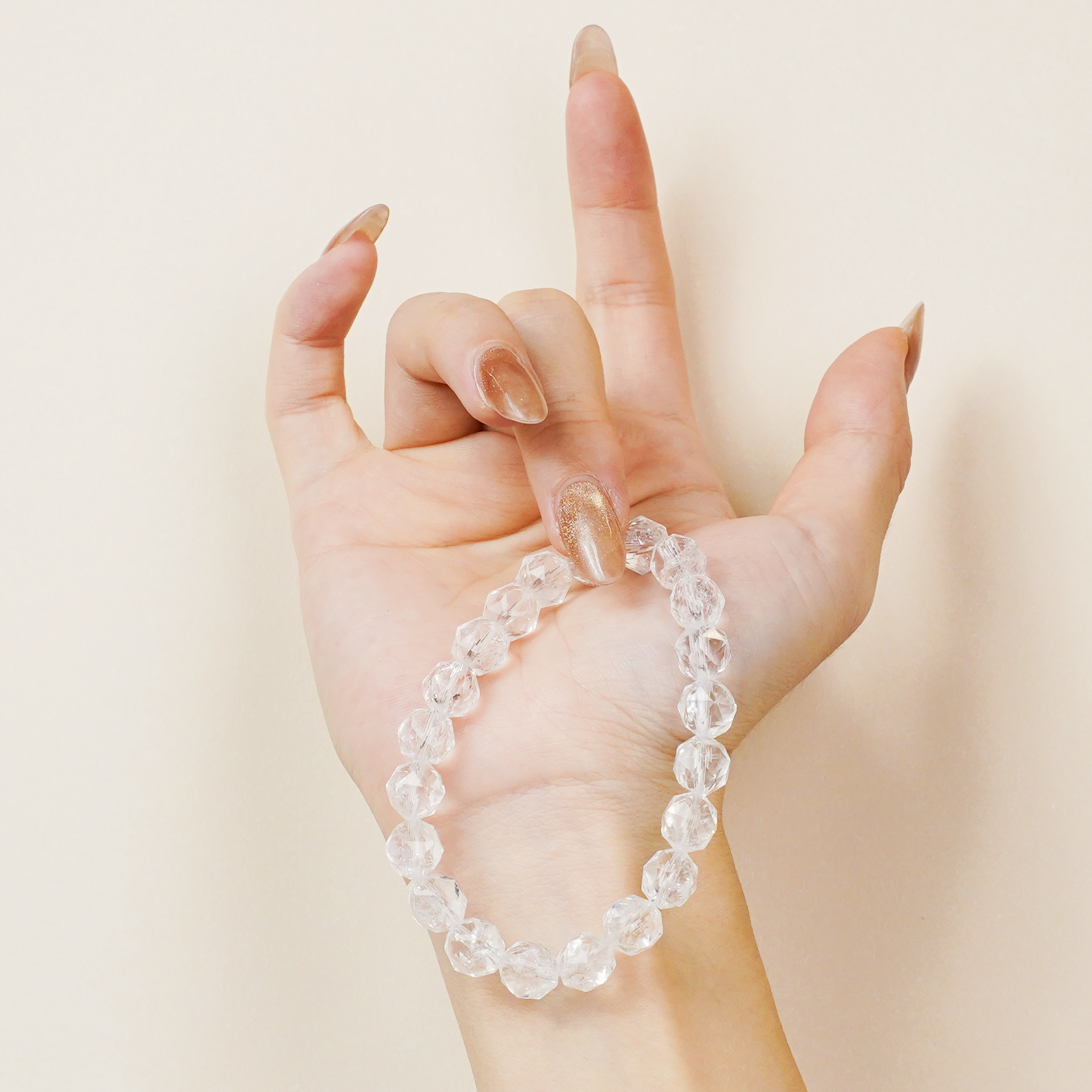 White Diamond Clear Crystal Bracelet