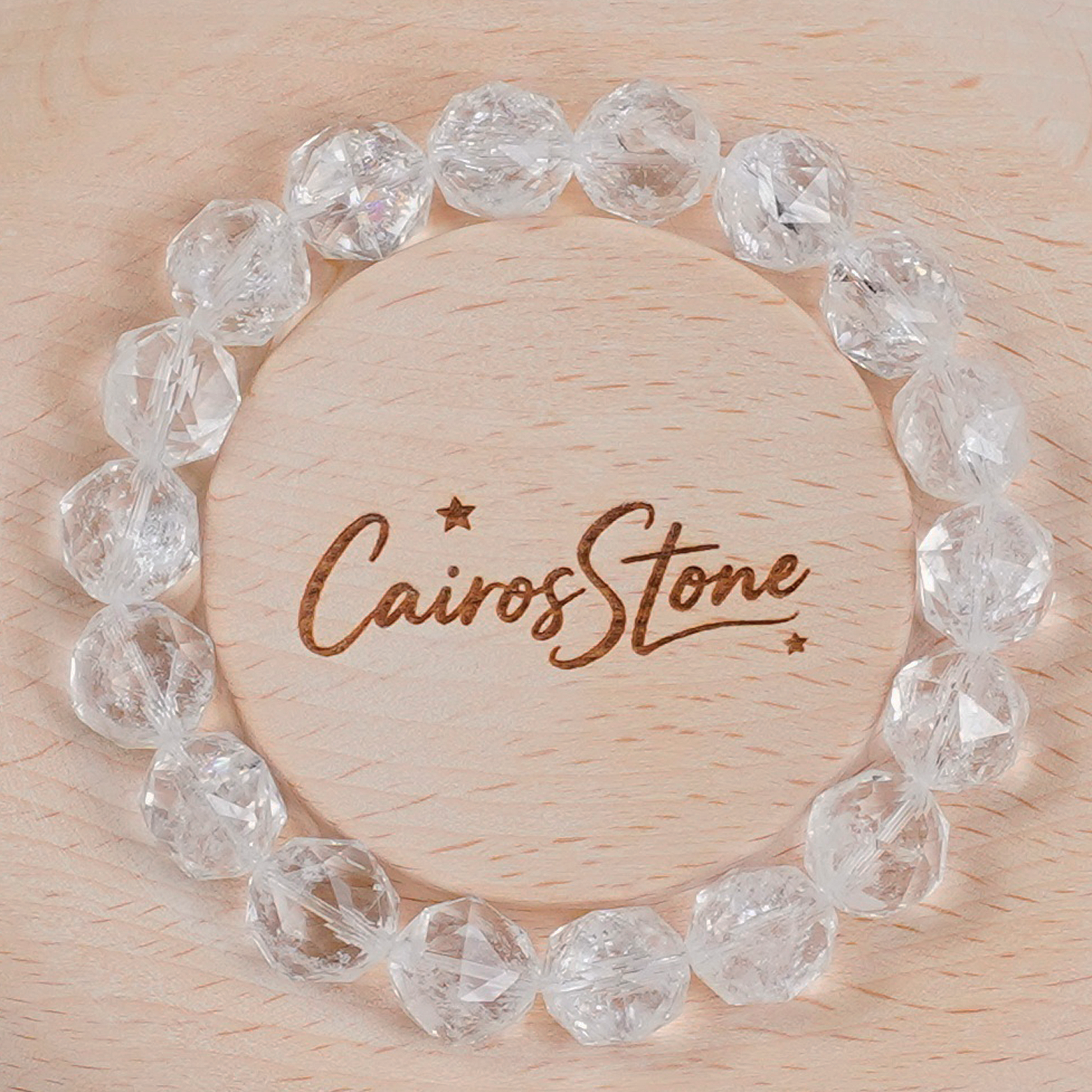 White Diamond Clear Crystal Bracelet (Couples Edition)