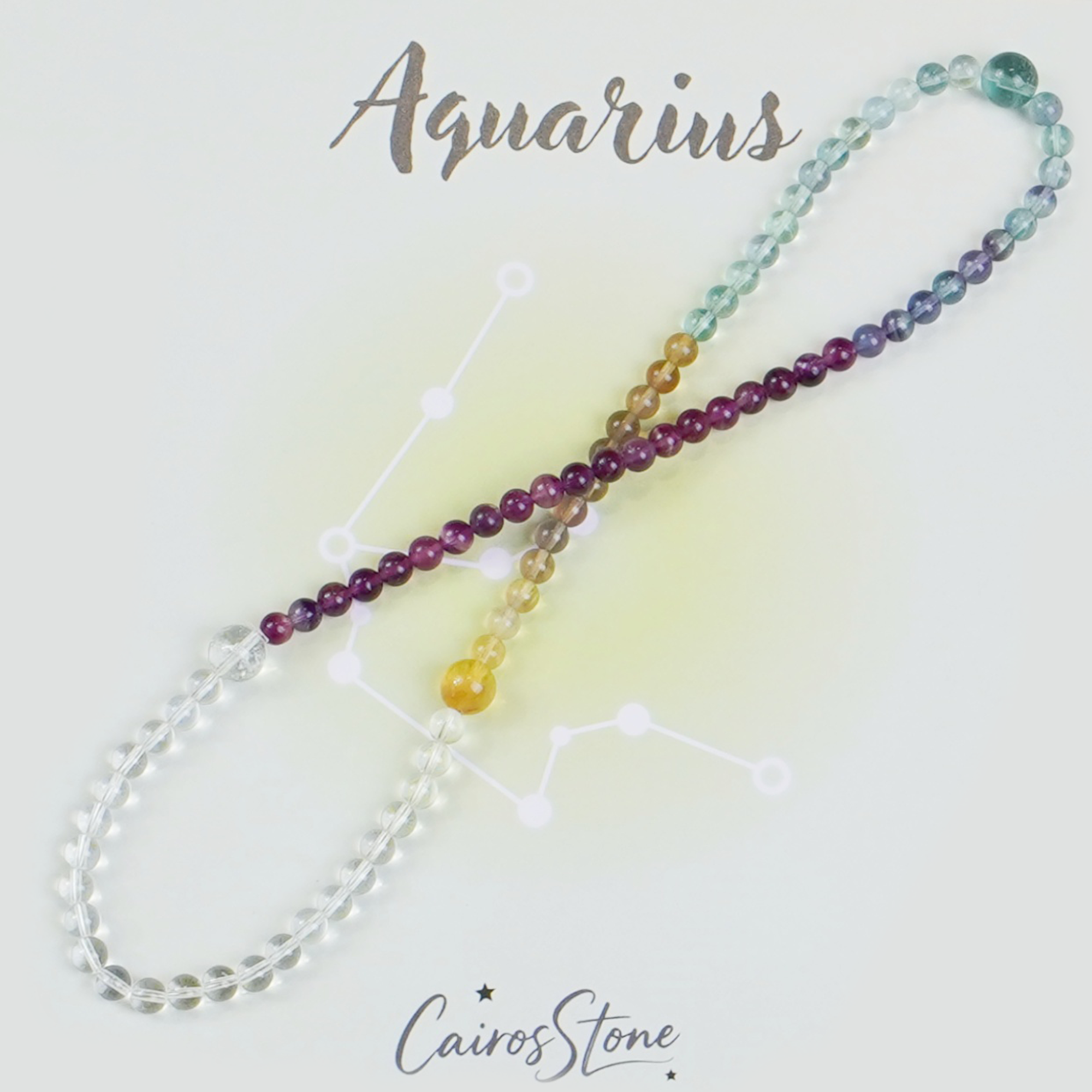 Aquarius Crystal Bracelet