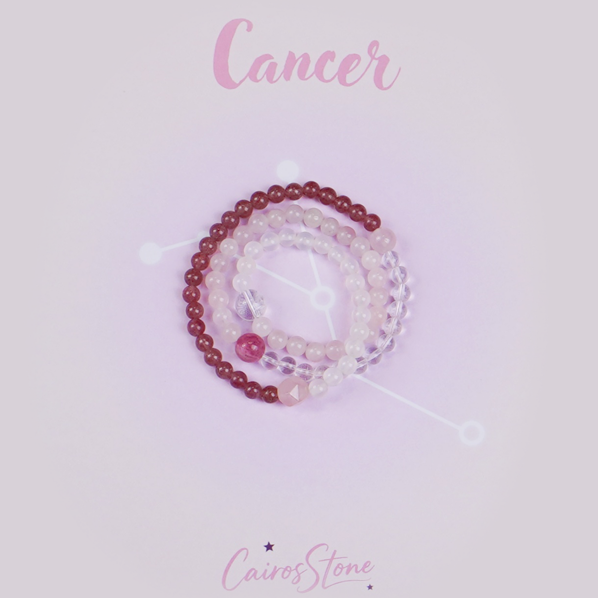 Cancer Crystal Bracelet