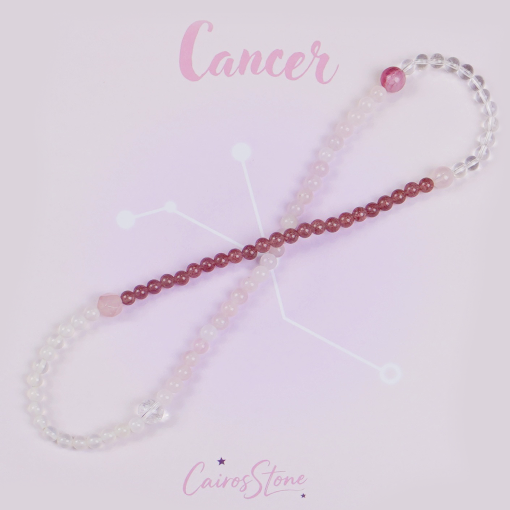 Cancer Crystal Bracelet