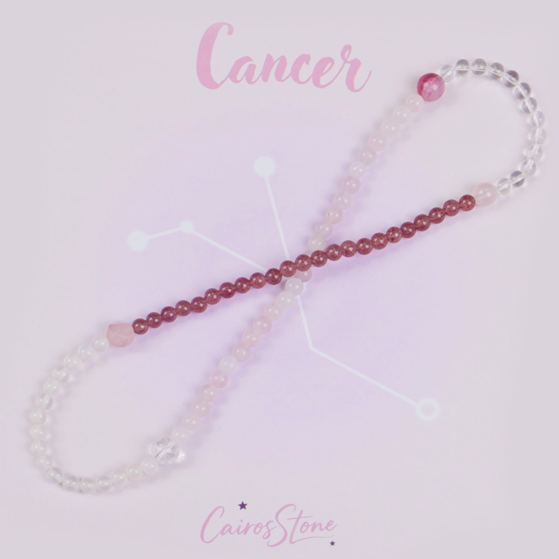 Cancer Crystal Bracelet